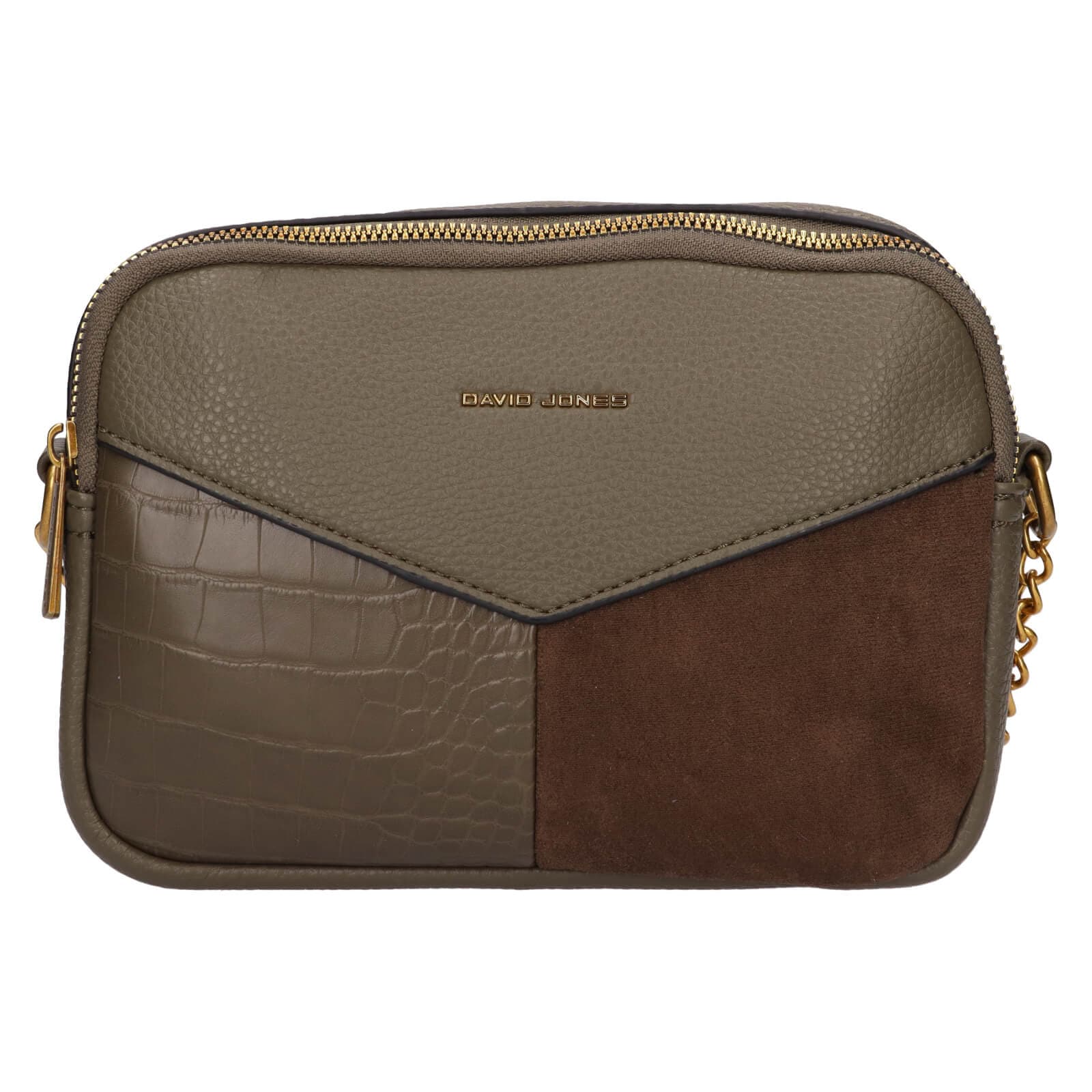 Crossbody kabelka David Jones Electe, zelená