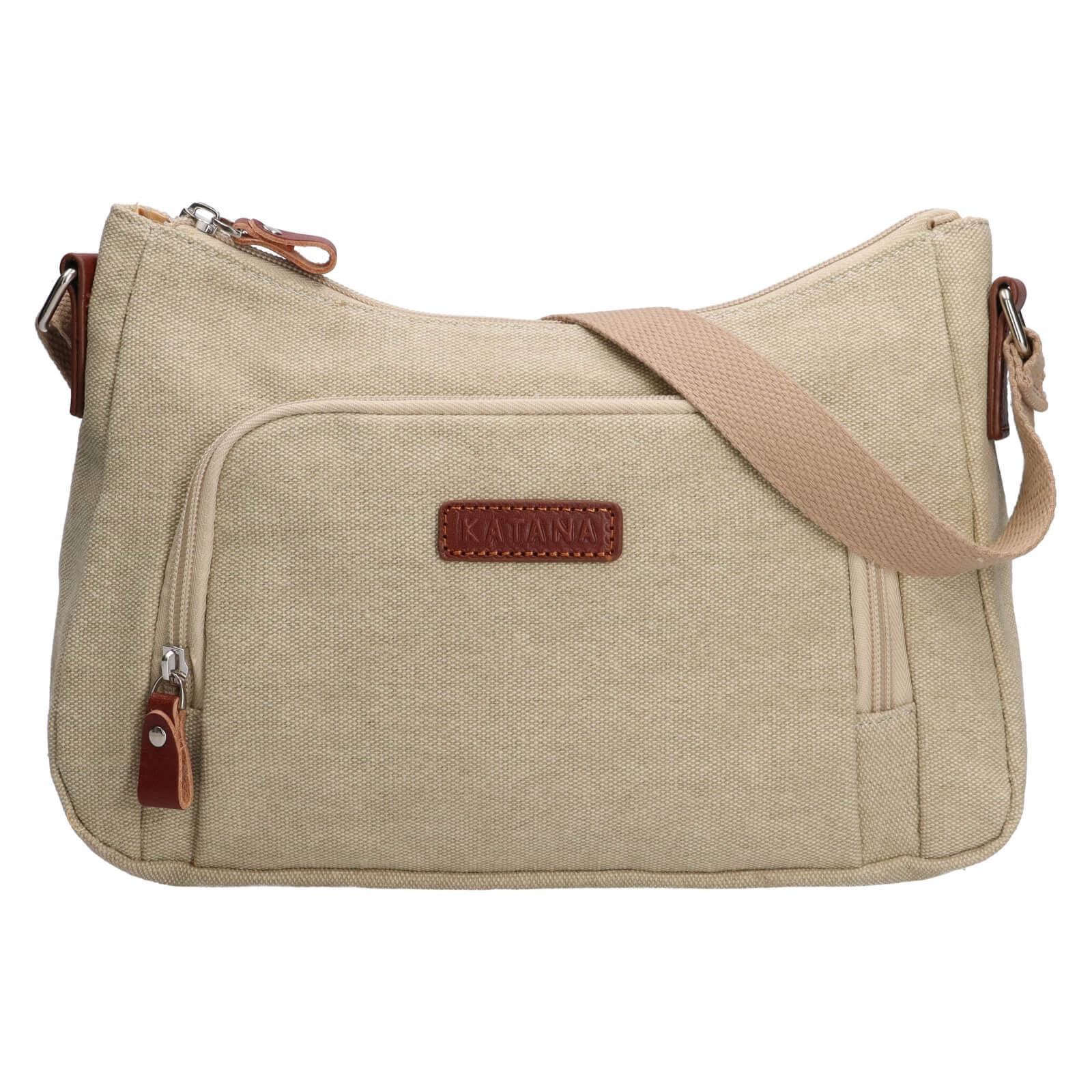 Crossbody kabelka Katana Luiza, béžová