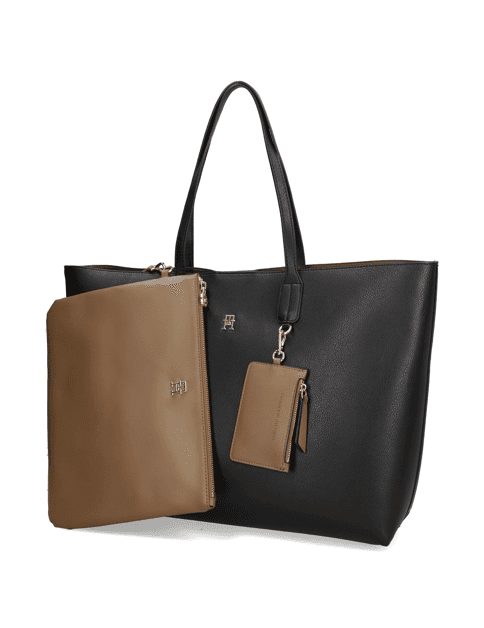 Kabelka Tommy Hilfiger TH Icon Tote, černá