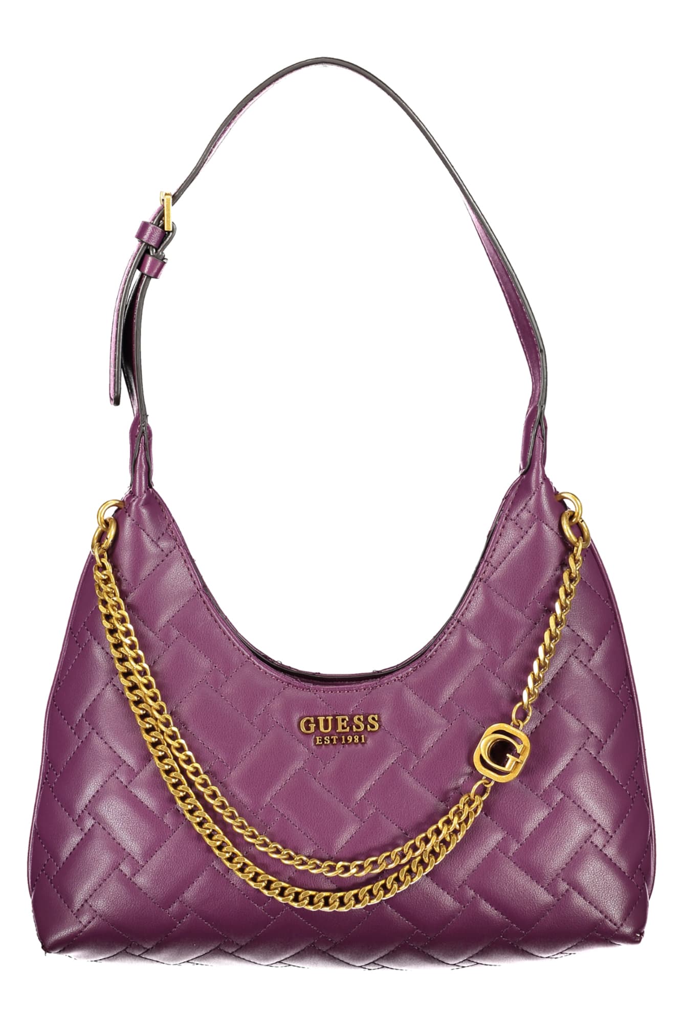 Fialová kabelka Guess Jeans