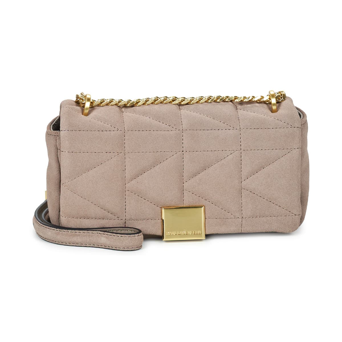 Kabelka přes rameno Karl Lagerfeld K/Kuilt SP SM Crossbody Nubuck