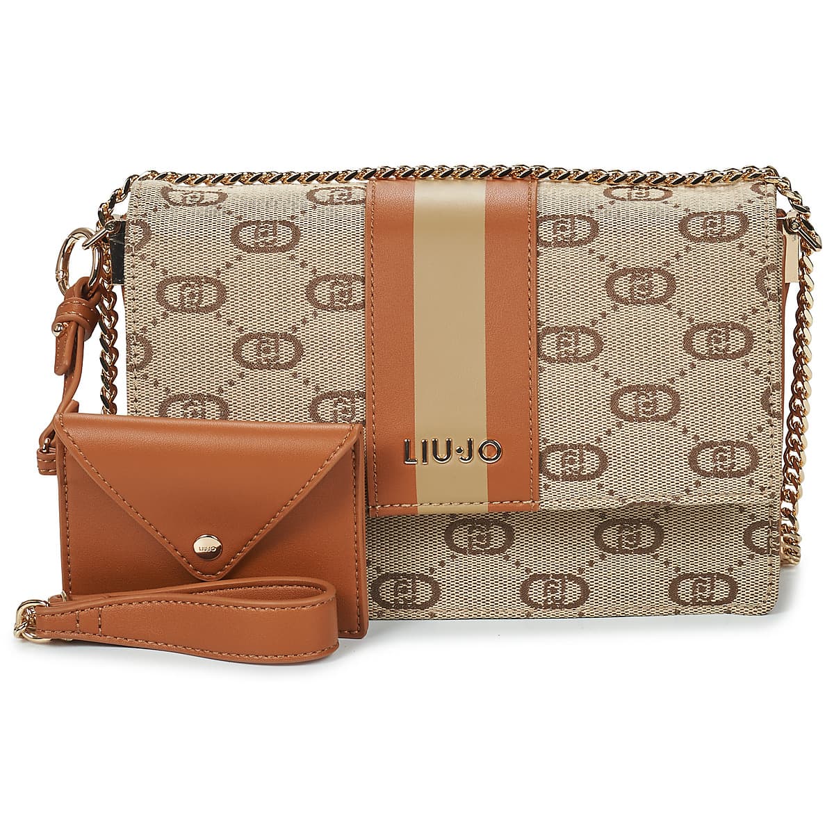 Kabelka přes rameno Liu Jo AA5158 Crossbody, hnědá