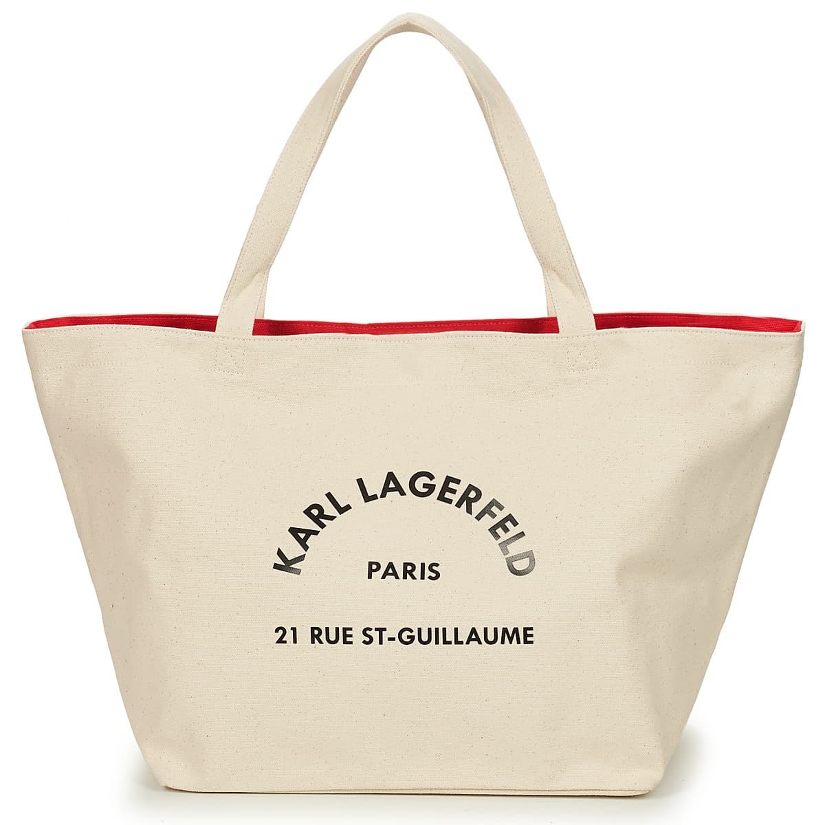 Kabelka Karl Lagerfeld K/RSG Canvas Shopper, béžová
