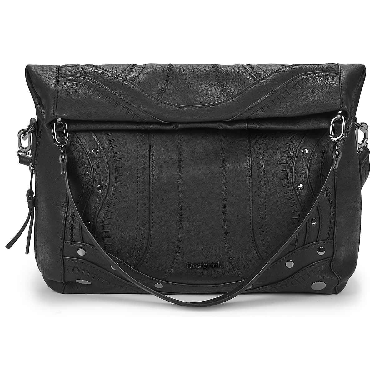 Kabelka přes rameno Desigual Embro Patch Loverty, černá