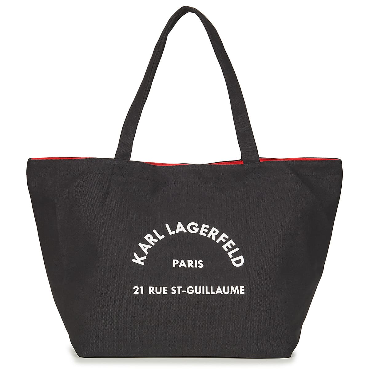 Kabelka Karl Lagerfeld K/RSG Canvas Shopper, černá