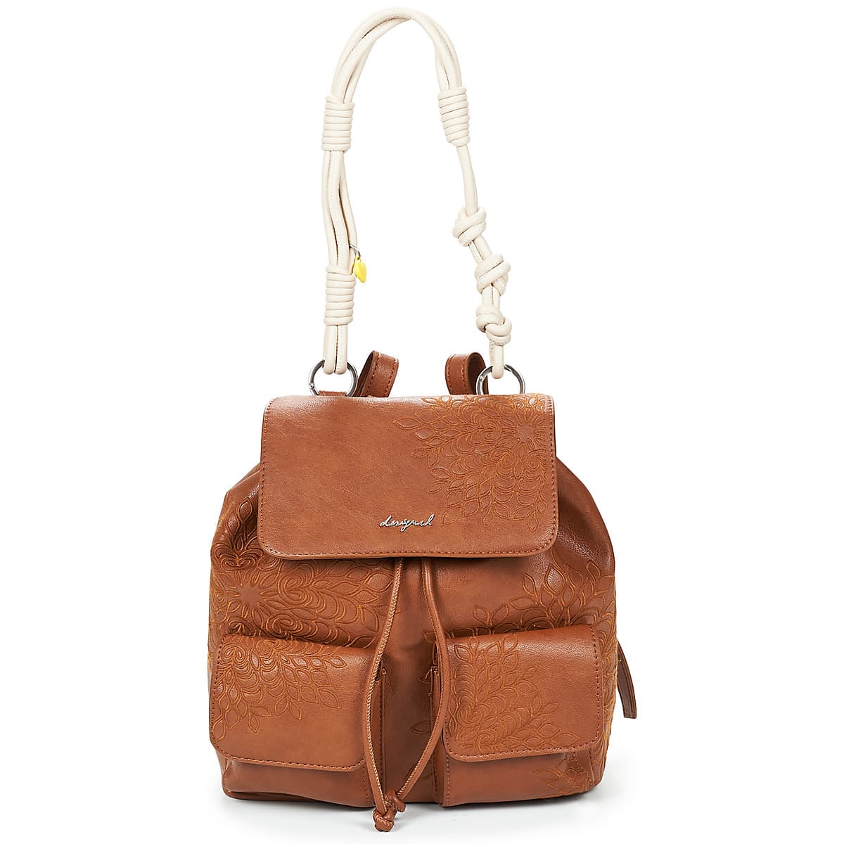 Batoh Desigual Backpack Sierra Prisa Mini, hnědá