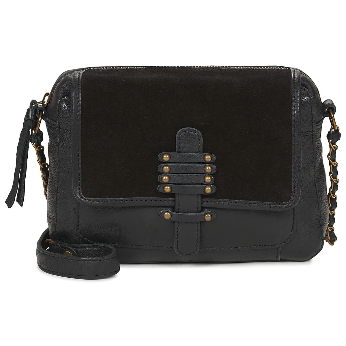 Kabelka přes rameno Pieces Pcbea Leather Cross Body