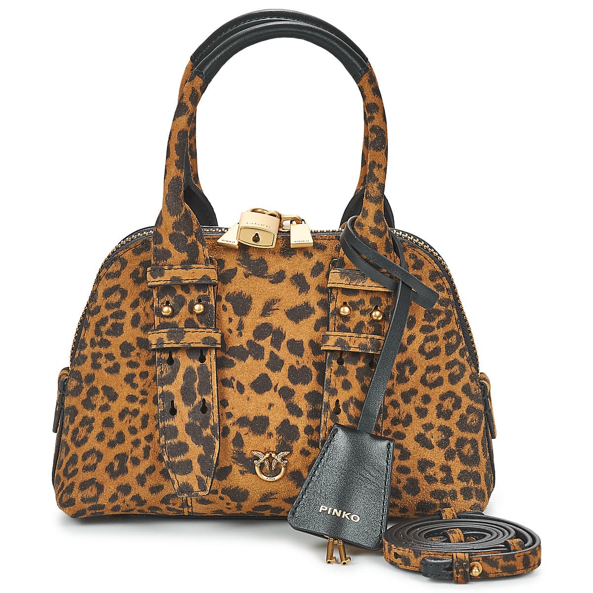 Kabelka Pinko Bowling BAG ZIP Mini Suede
