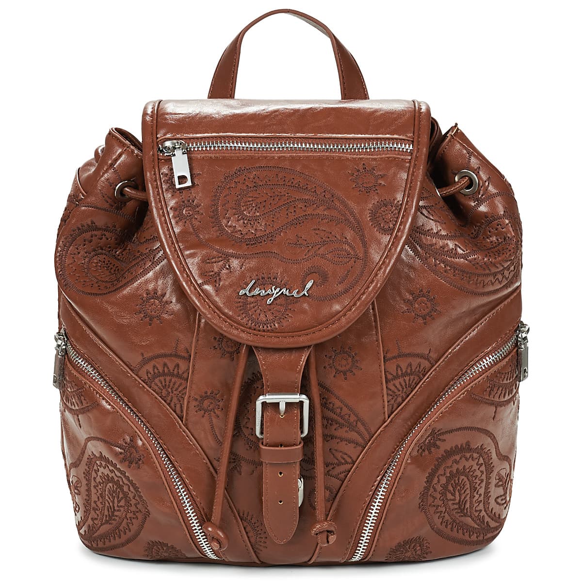 Batoh Desigual Siroco Tula Mini, hnědá