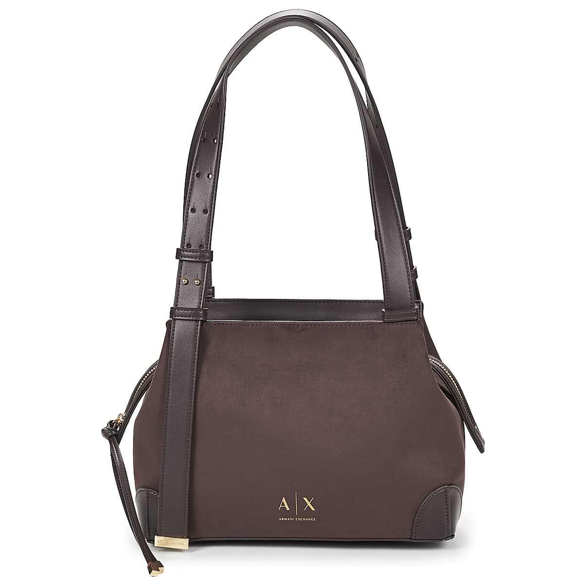 Kabelka přes rameno Armani Exchange Alice Suede Shopping S