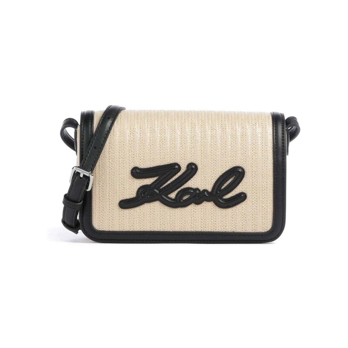 Kabelka přes rameno Karl Lagerfeld K/signature Raffia Crossbo