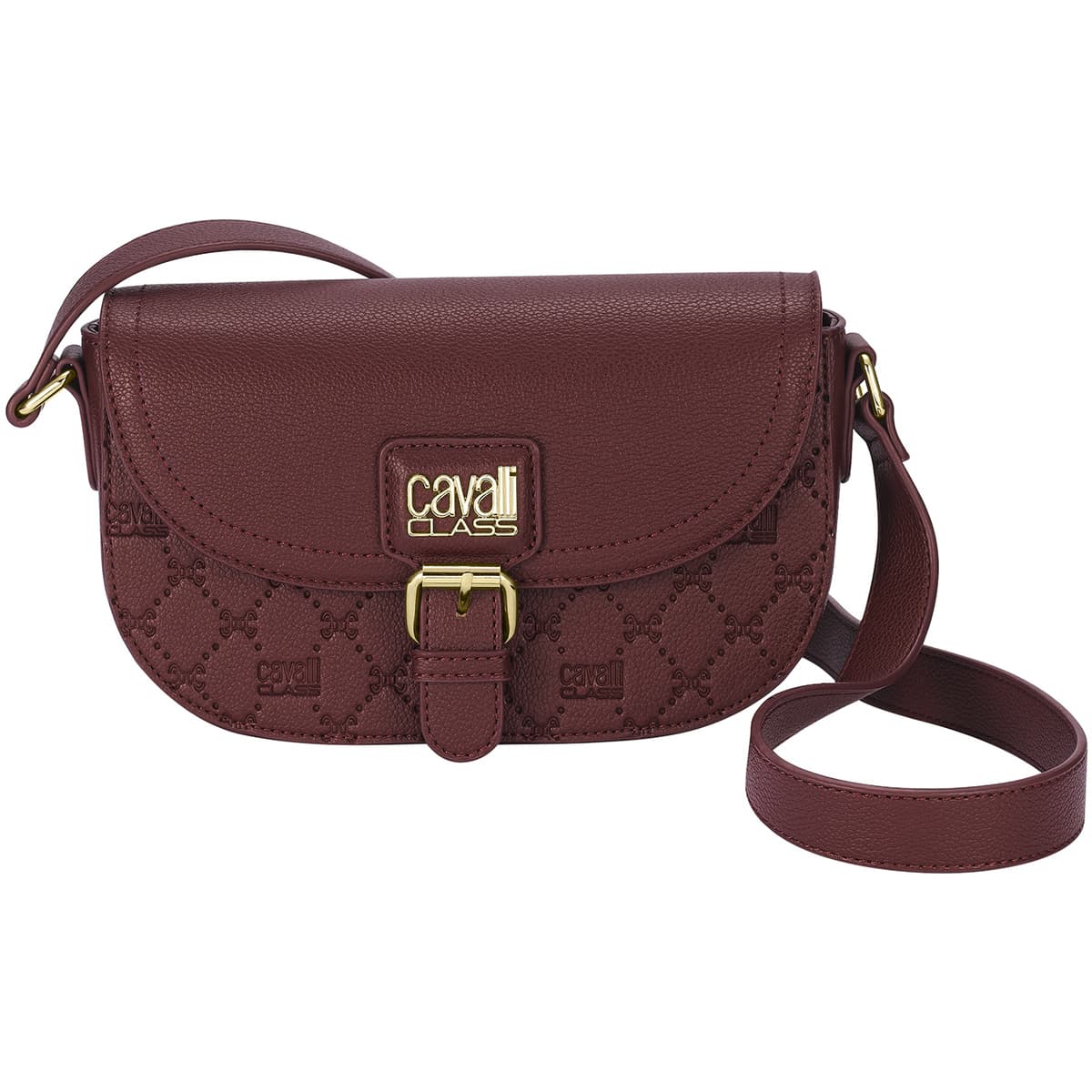 Kabelka přes rameno Roberto Cavalli CCHB0200, vínová