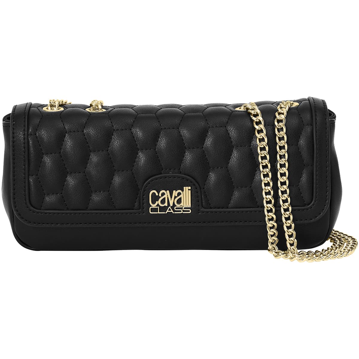 Kabelka přes rameno Roberto Cavalli CCHB0248, černá