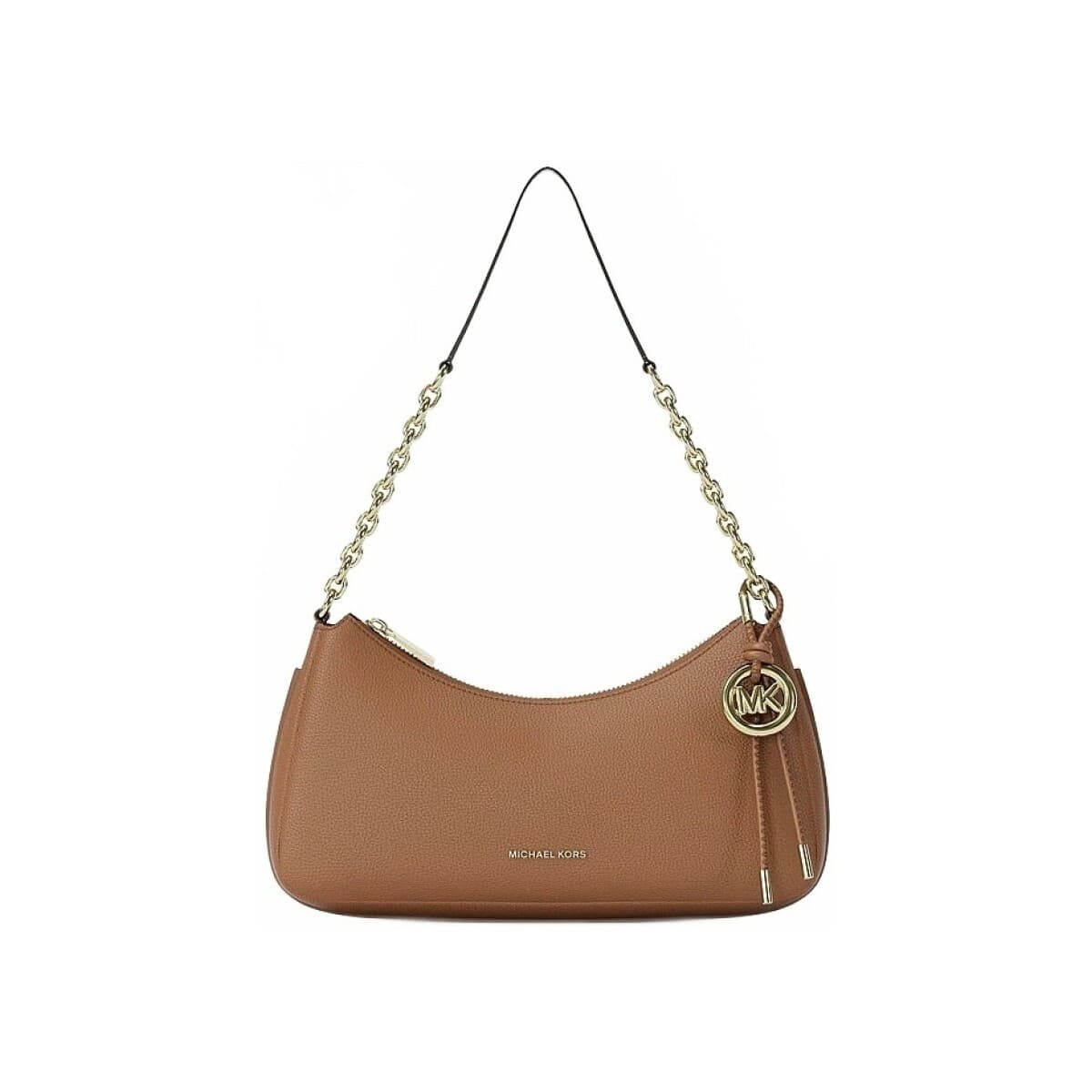 Psaníčko MICHAEL Michael Kors 32r6gy5w8l Md Chain Pouchette, hnědá