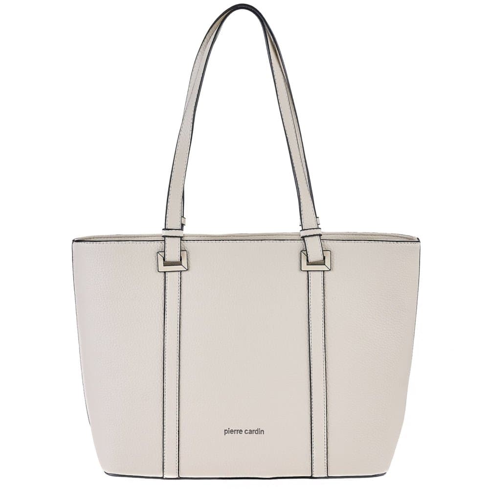 Pierre Cardin Elegantní dámská kabelka 24021 Béžová Béžová WX25-24021-BEIGE