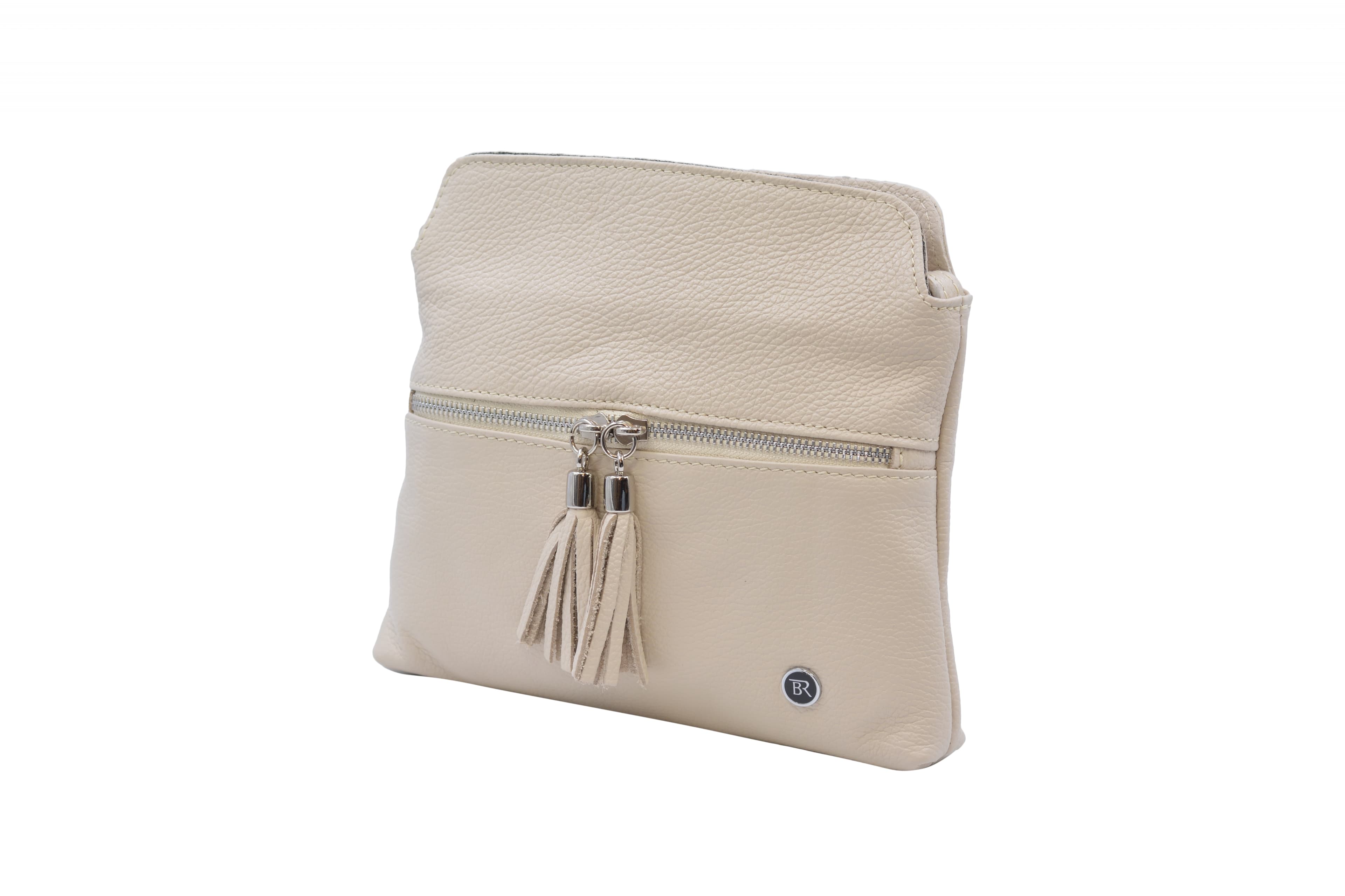 Bright Dámská crossbody kapsa Smetanová, krémová