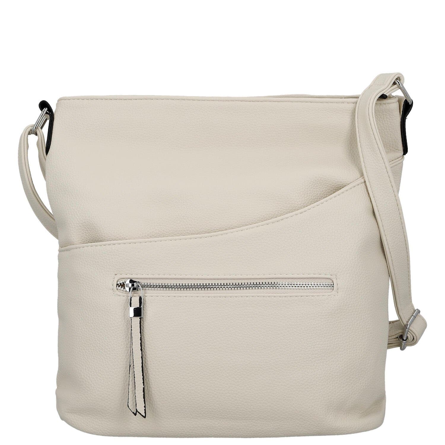 Crossbody kabelka Firenze Berit, krémová