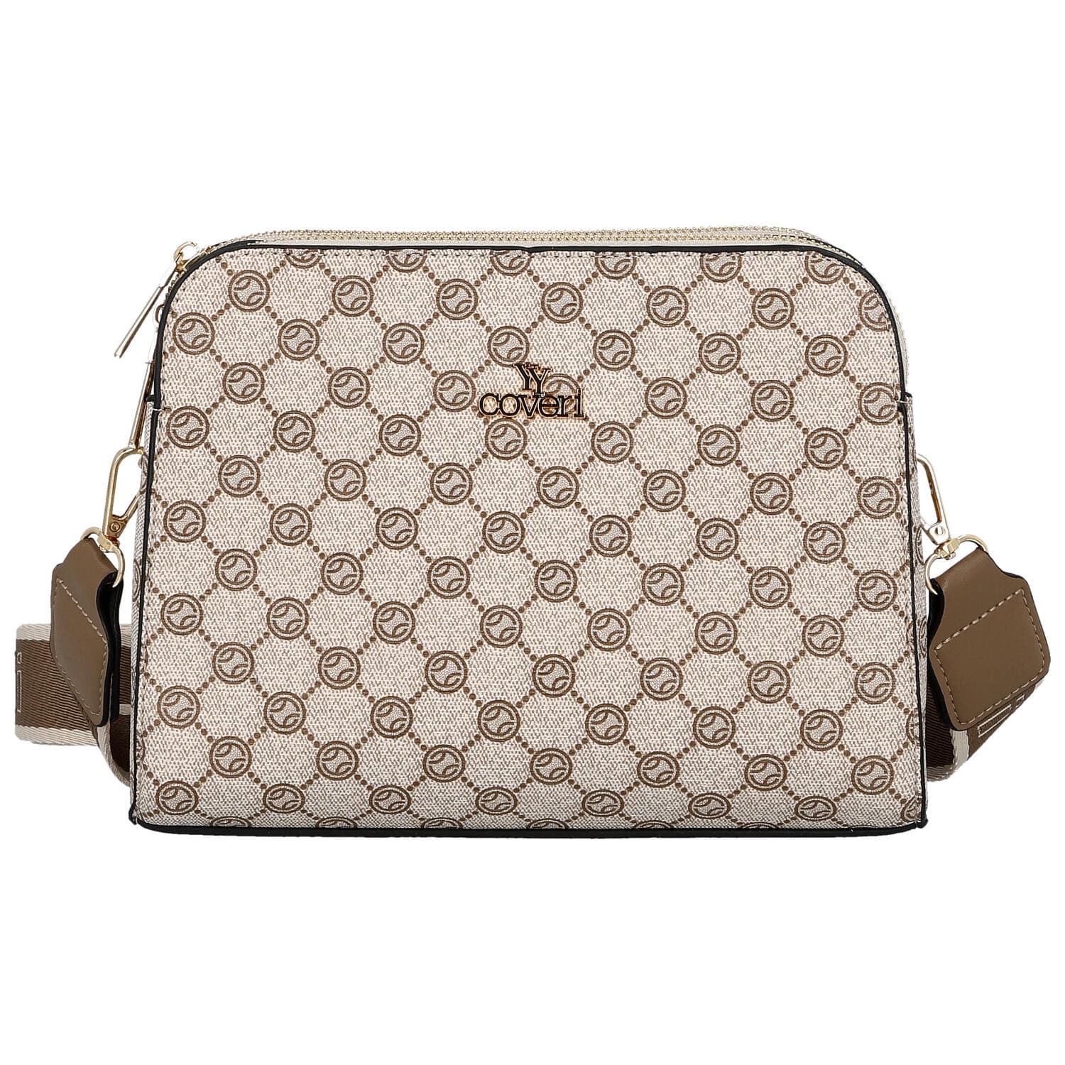 Crossbody kabelka Coveri Alianna, béžová