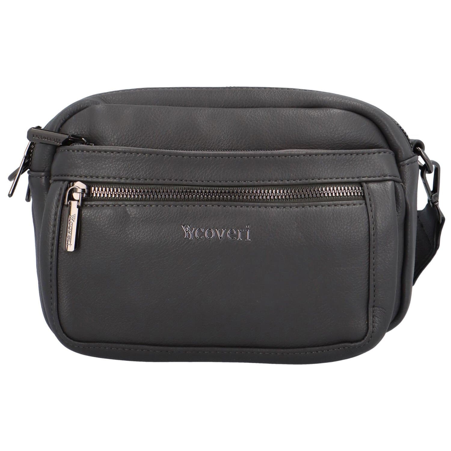 Crossbody kabelka Coveri Bricky, šedá