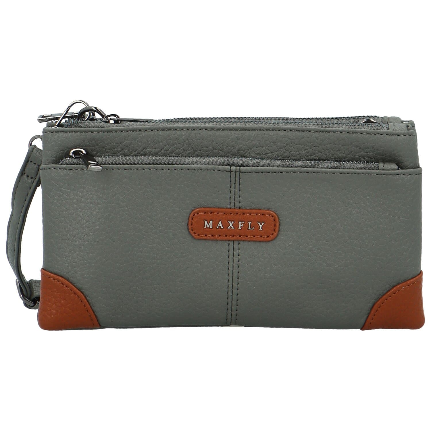 Crossbody kabelka MaxFly Kandes, šedá