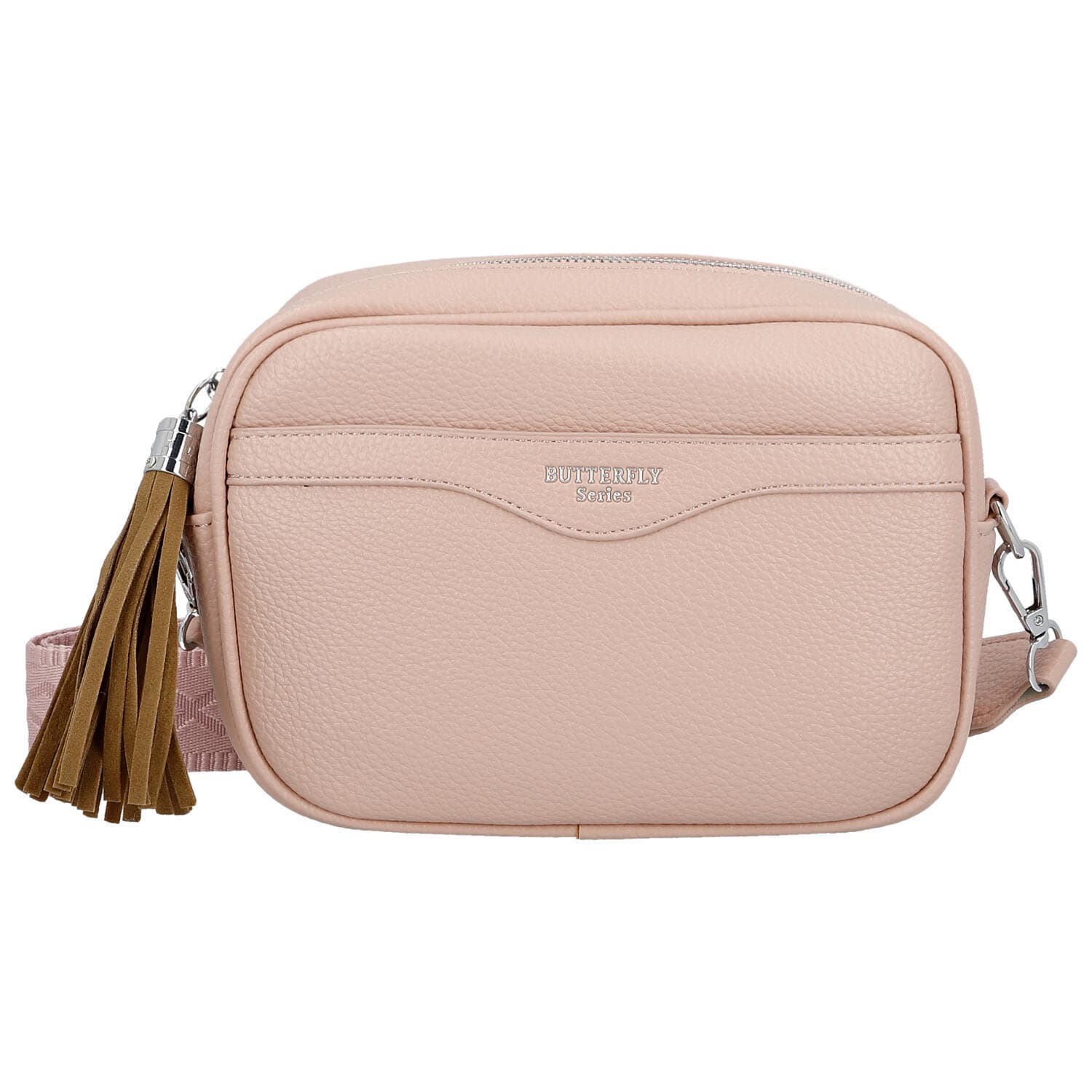 Crossbody kabelky Firenze Milia, růžová