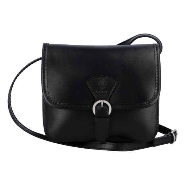 Kožená crossbody kabelka ItalY Destiny, černá