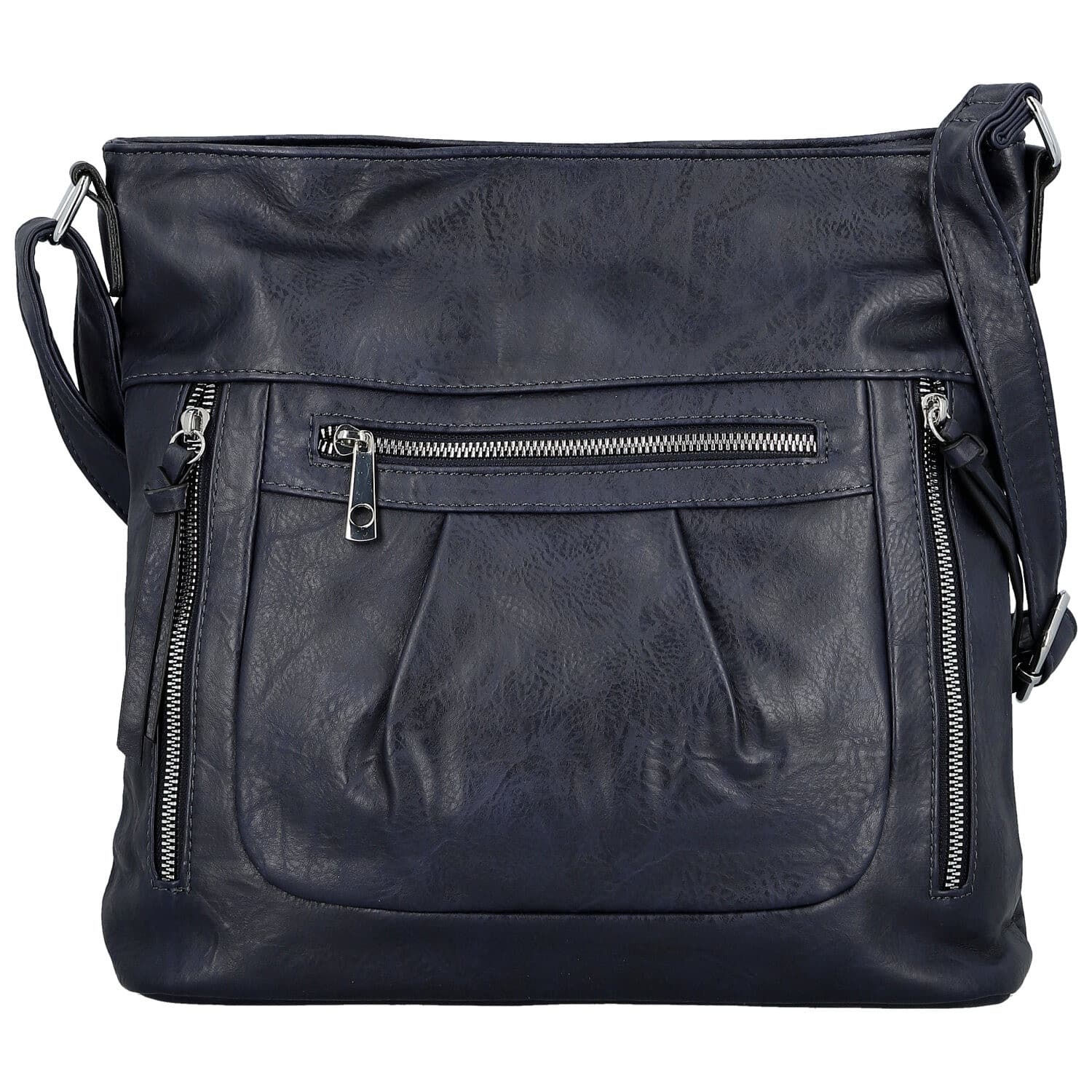 Crossbody kabelka Firenze Angelis, modrá