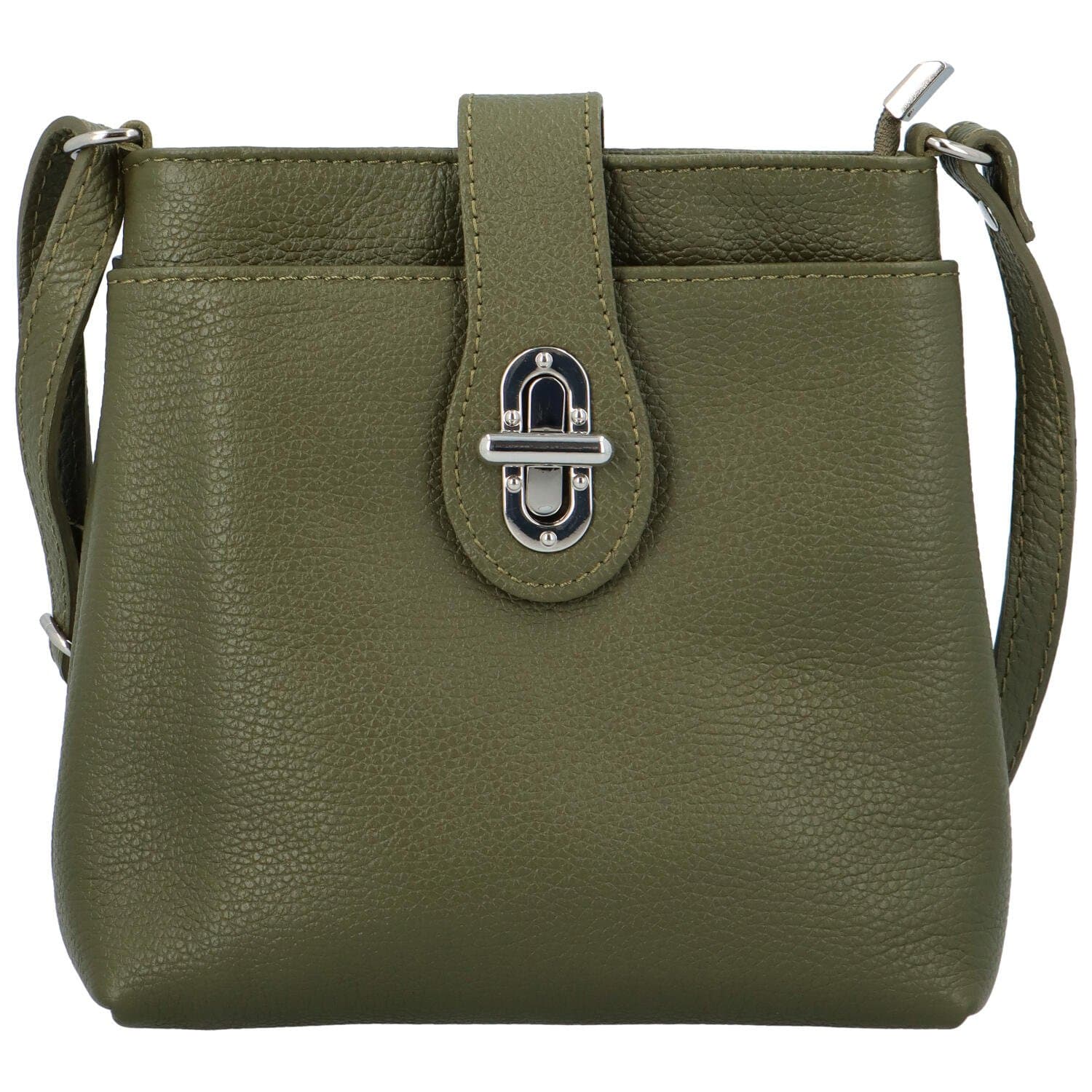 Kožená crossbody kabelka ItalY Laira, zelená