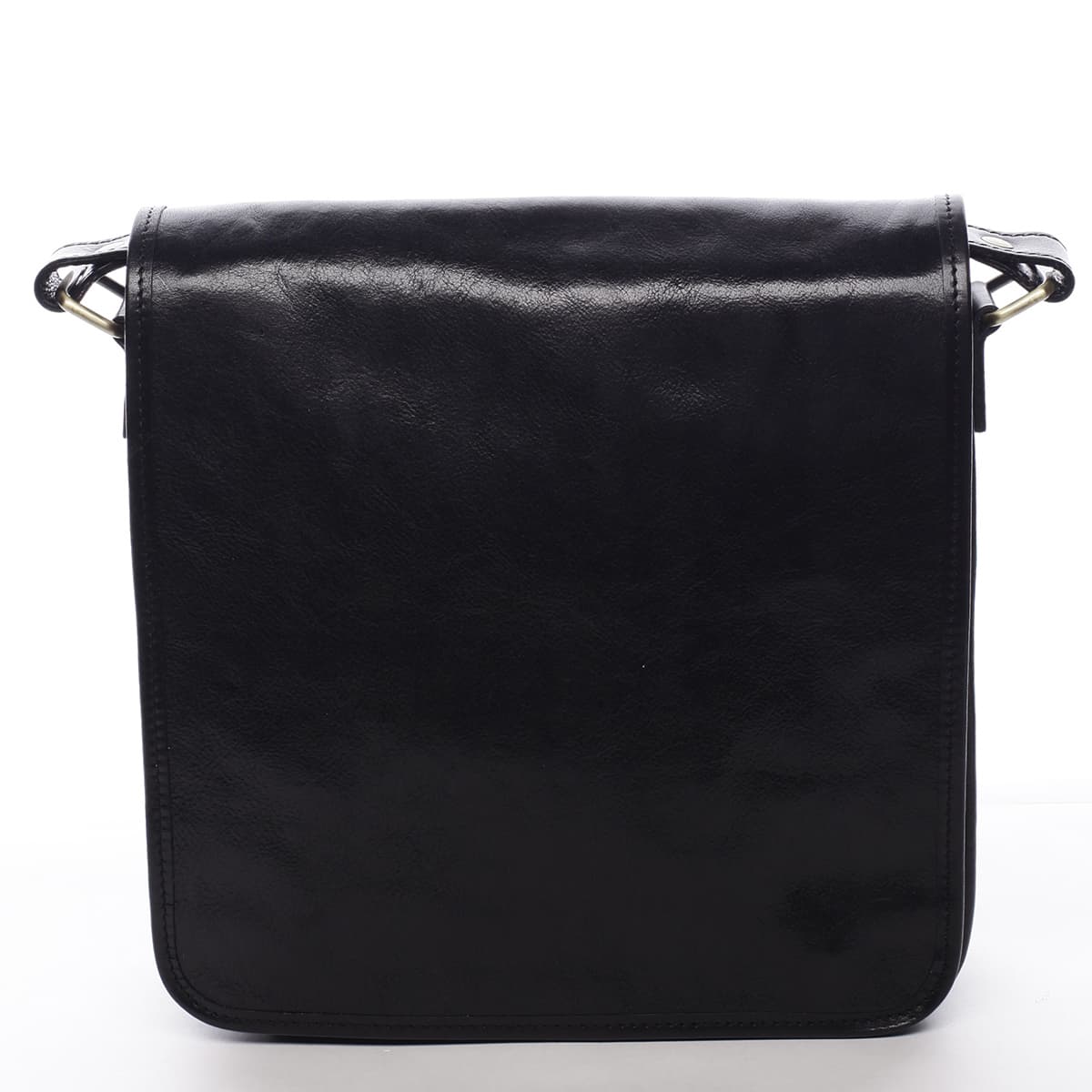 Kožená crossbody taška Delami Mason, černá