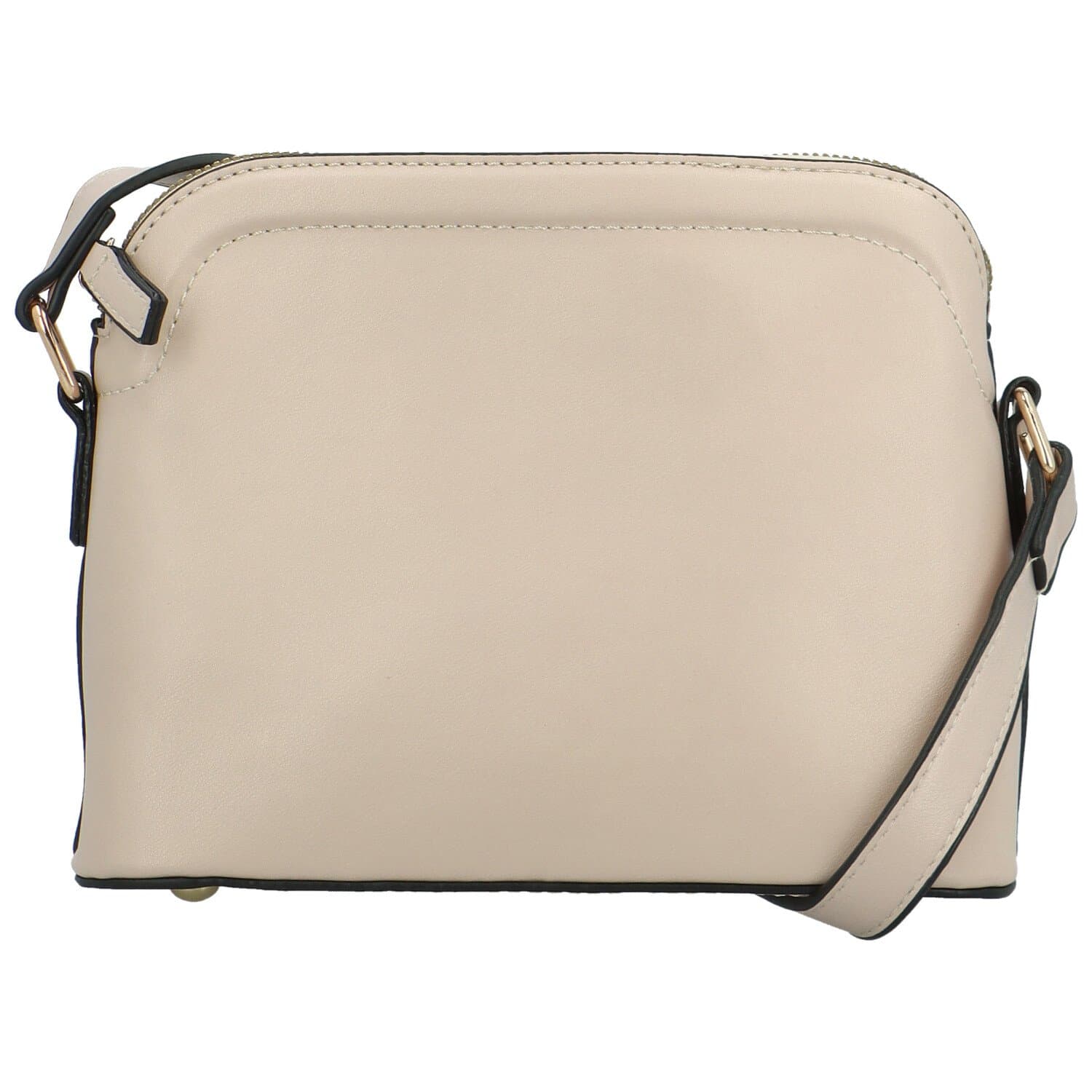Crossbody kabelka MaxFly Stipe, krémová