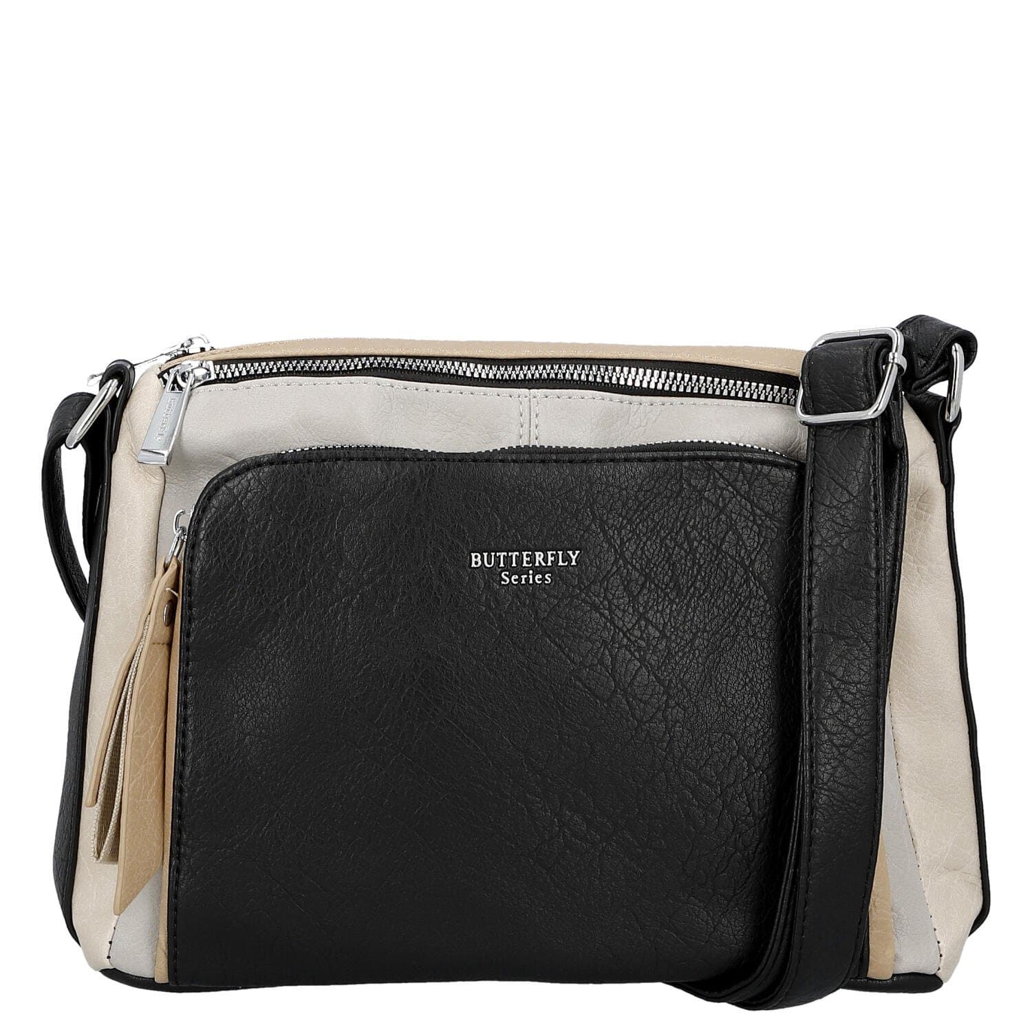 Crossbody kabelka Firenze Joelle, béžová