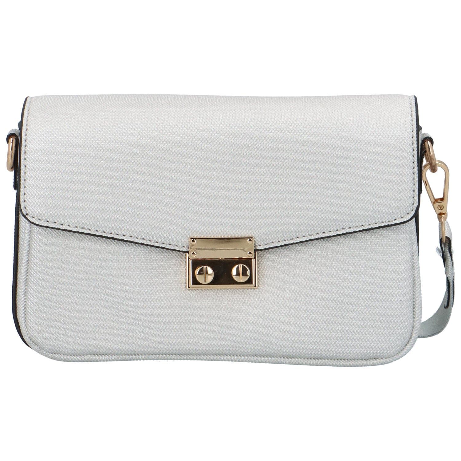 Crossbody kabelka Coveri Azteca, stříbrná