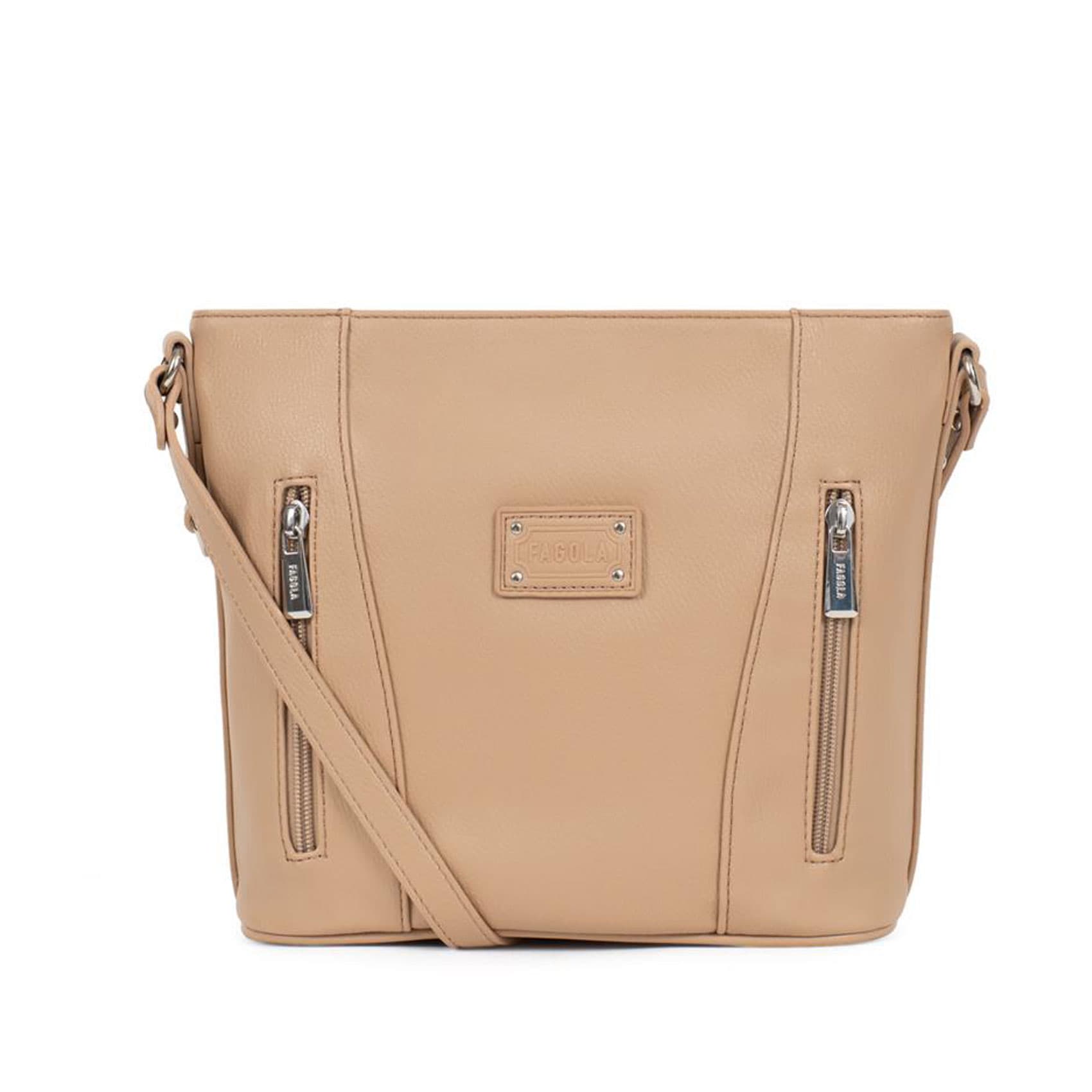 Crossbody kabelka Fagola Mayla, růžová