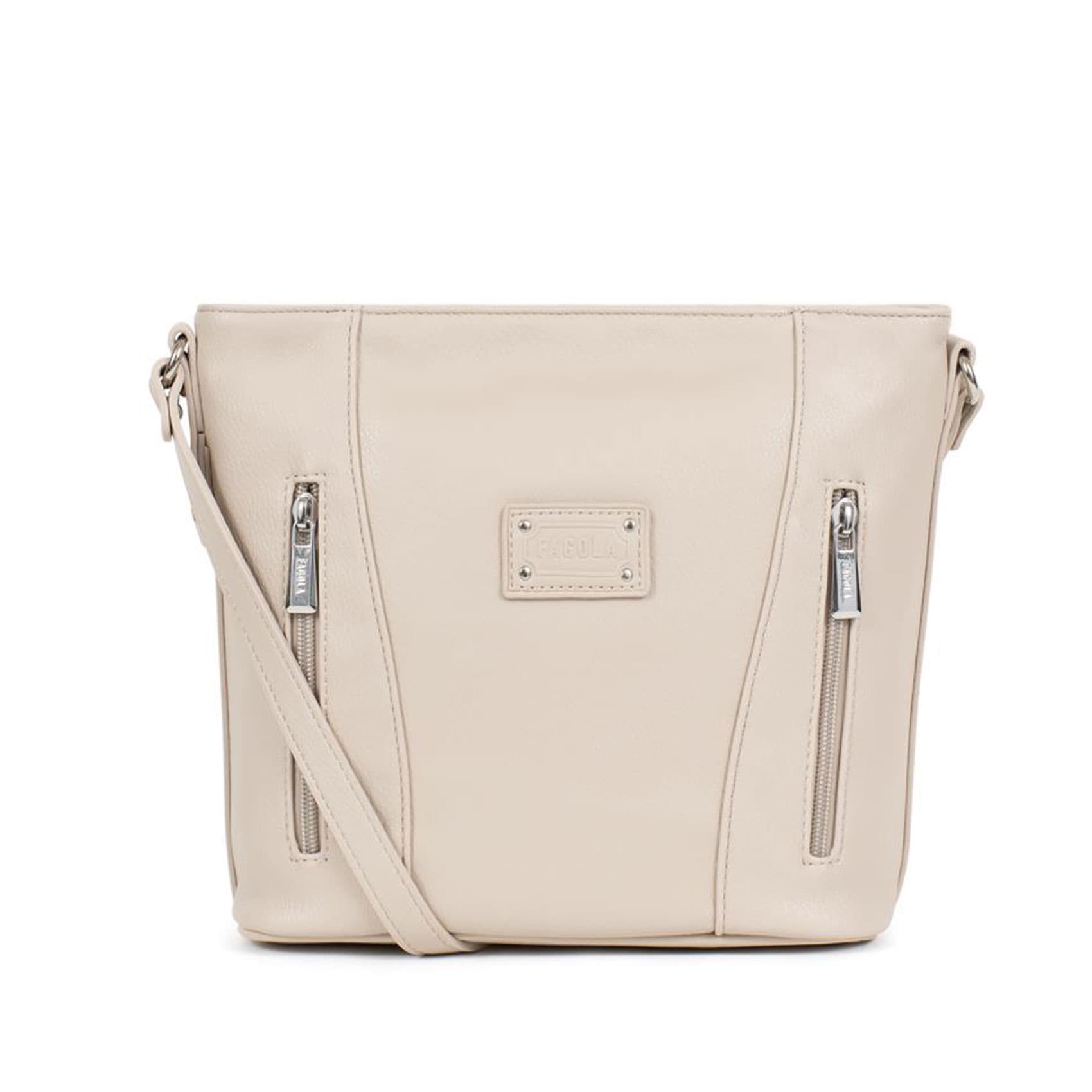 Crossbody kabelka Fagola Mayla, béžová