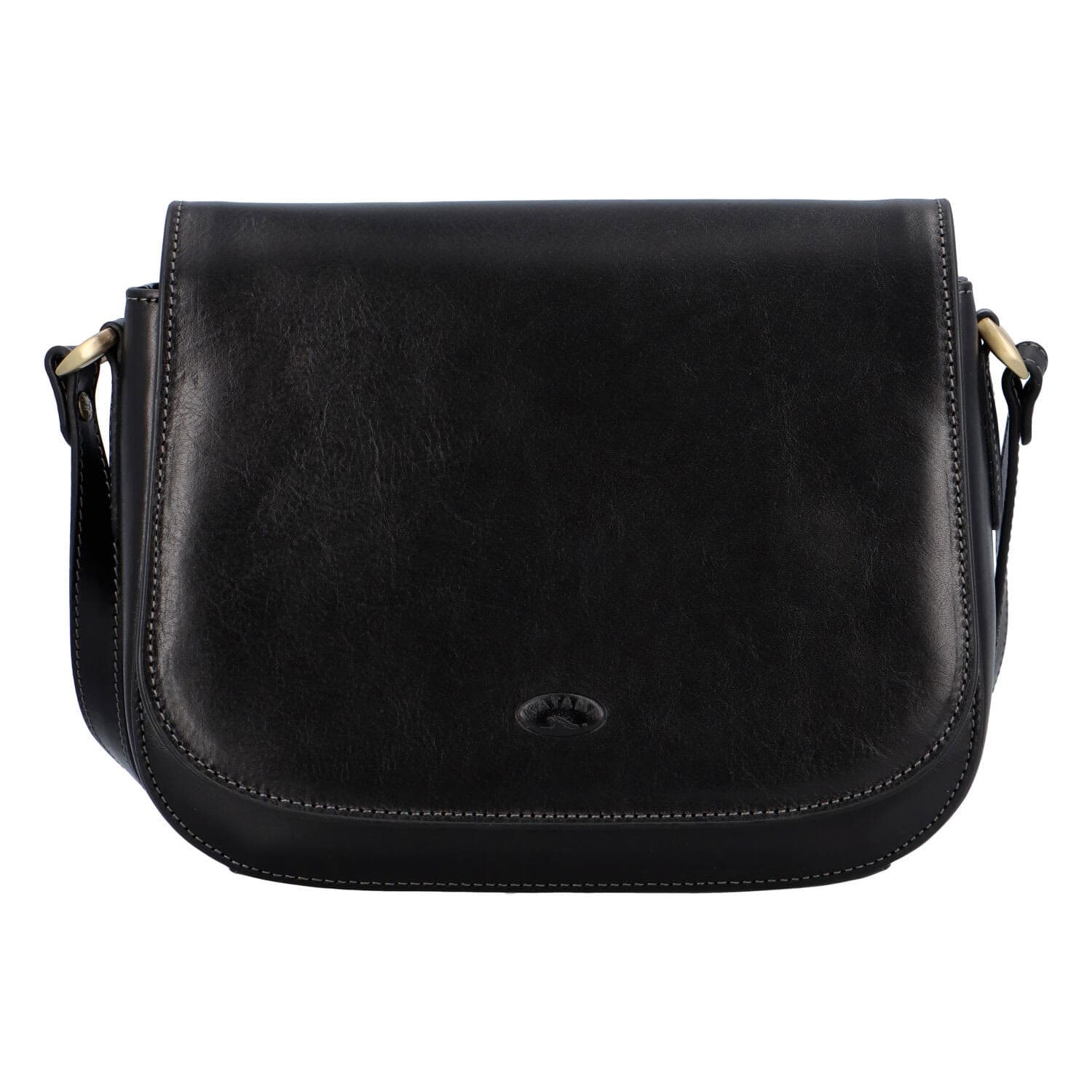 Kožená crossbody kabelka Katana Pure, černá
