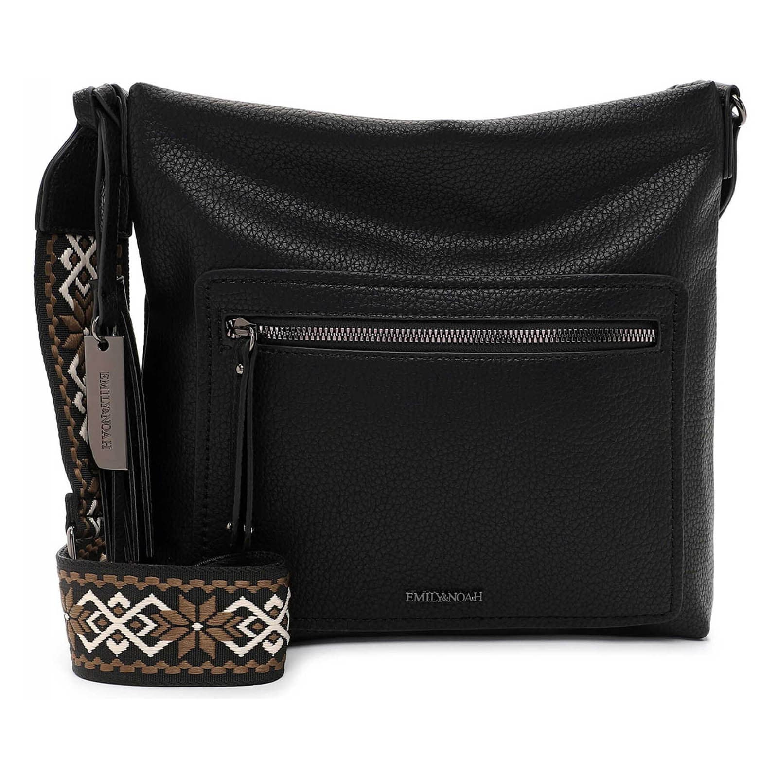 Crossbody kabelka Emily & Noah Mira, černá