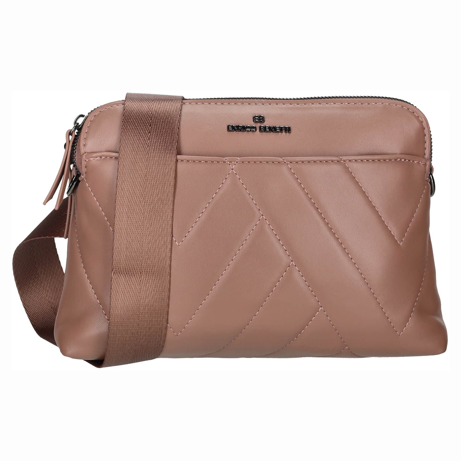 Crossbody kabelka Enrico Benetti Evie, růžová