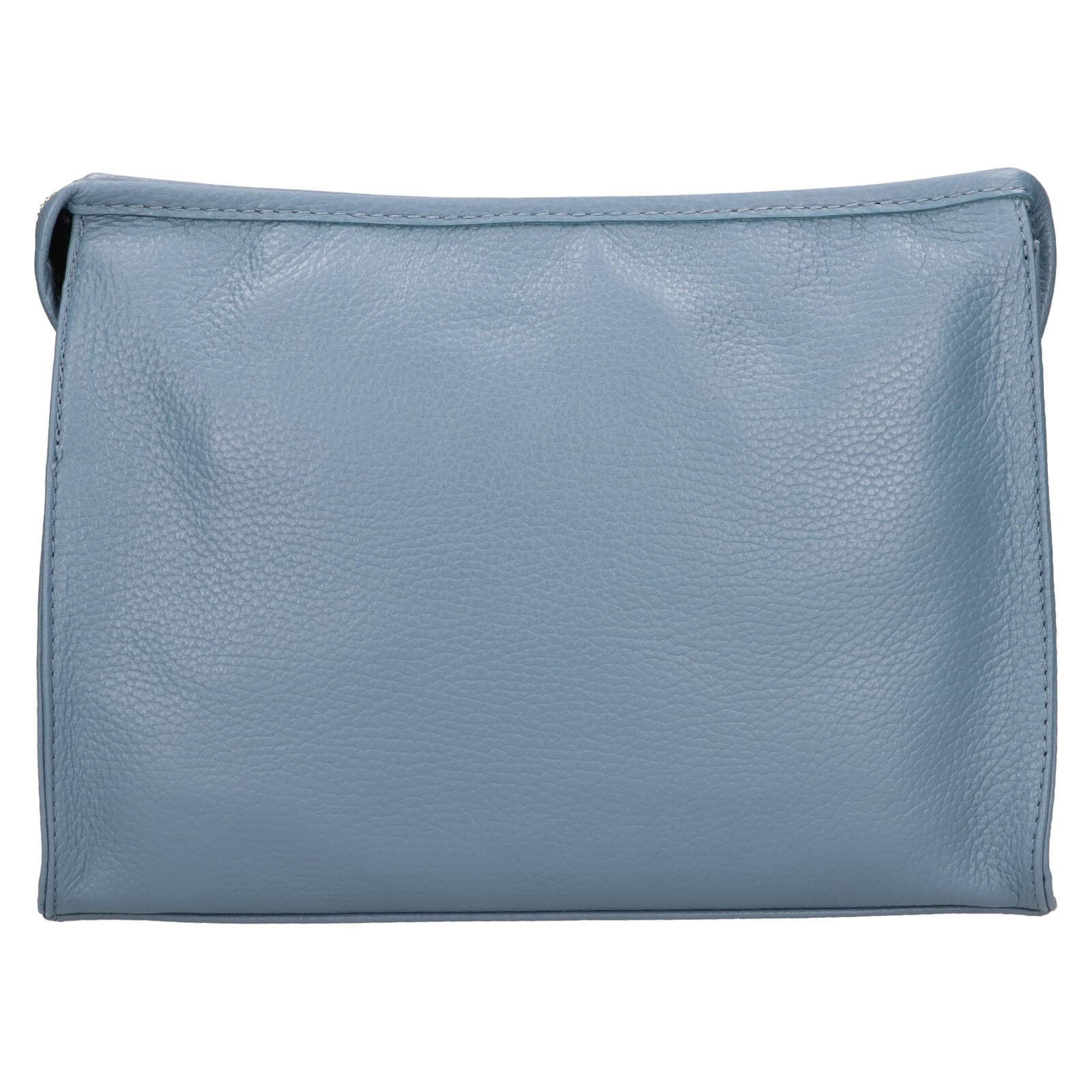 Kožená crossbody kabelka Italia Gisell, modrá