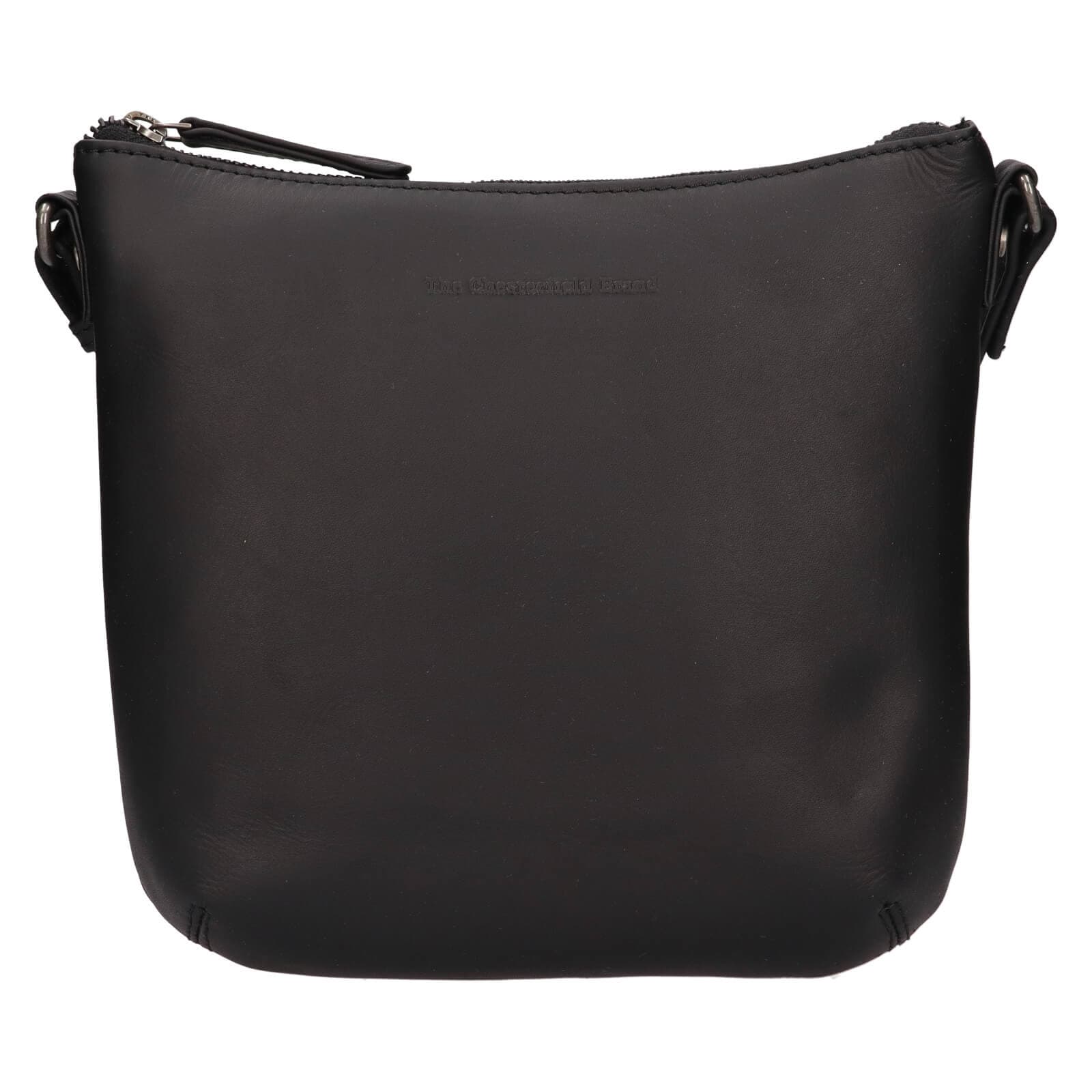 Kožená crossbody kabelka The Chesterfield Brand Ritta, černá