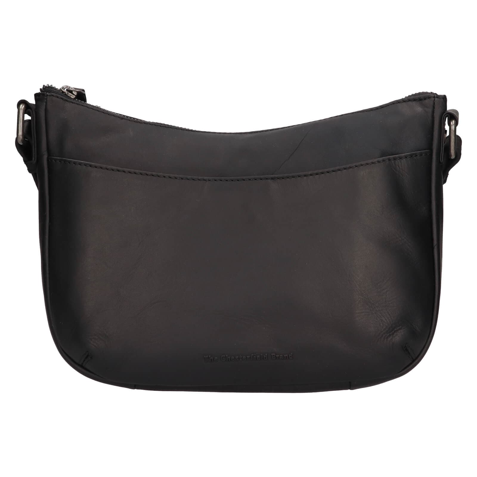 Kožená crossbody kabelka The Chesterfield Brand Rachel, černá