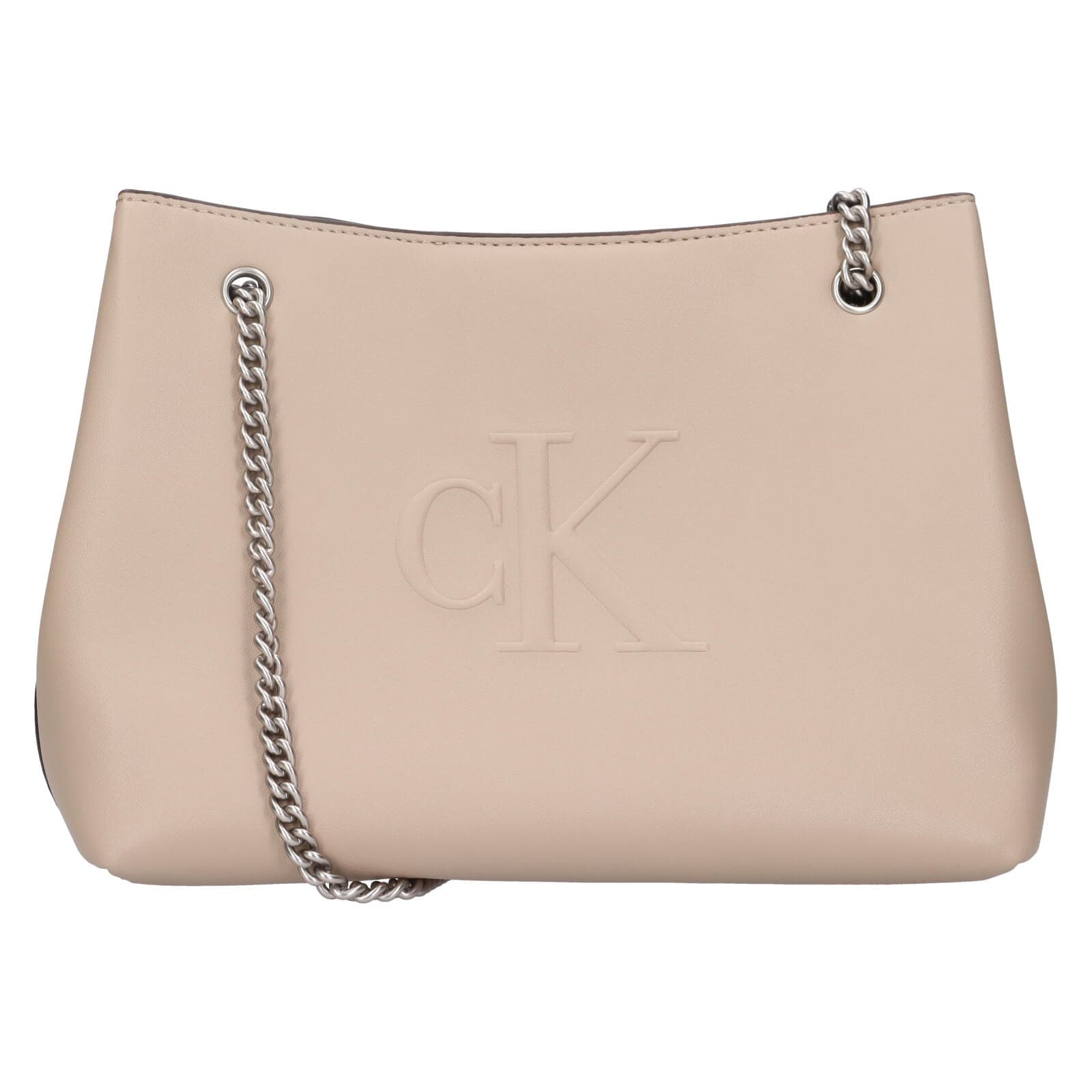 Malá kabelka Calvin Klein Jeans Villa, béžová