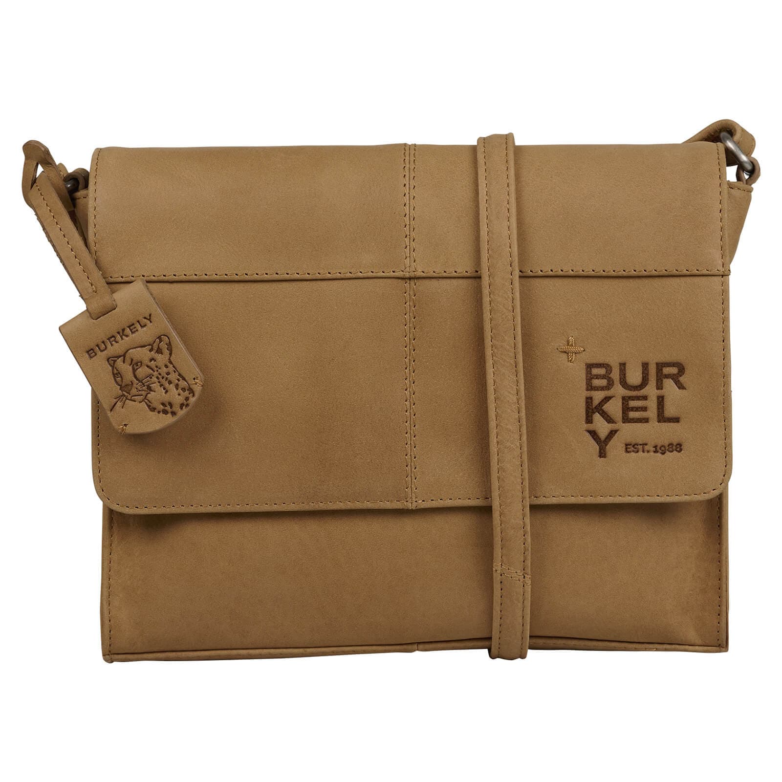 Crossbody kožená kabelka Burkely Samea