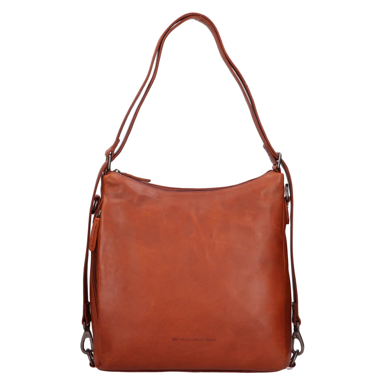 Kožená kabelko-batoh The Chesterfield Brand Letizia, hnědá