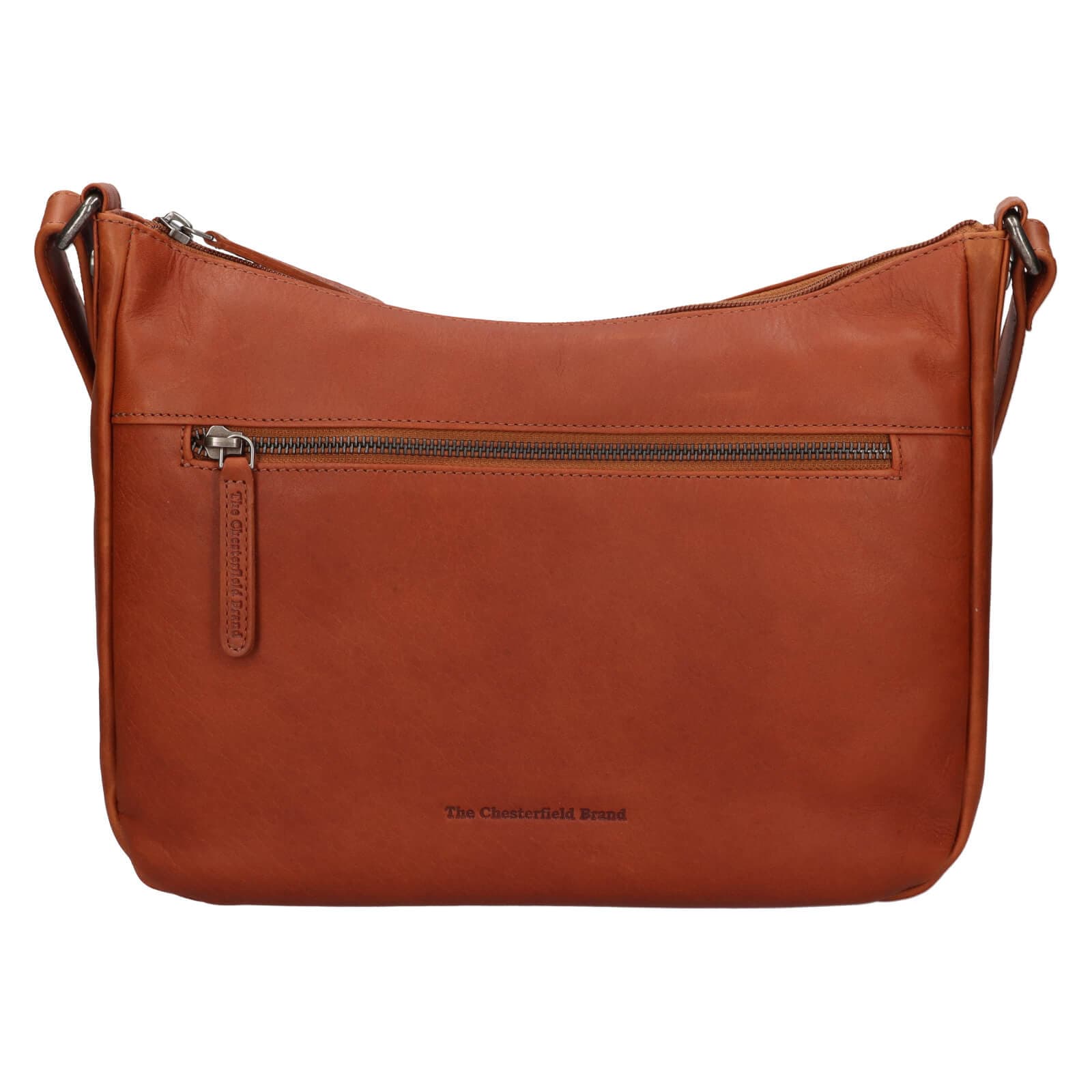 Kožená crossbody kabelka The Chesterfield Brand Loreine, hnědá