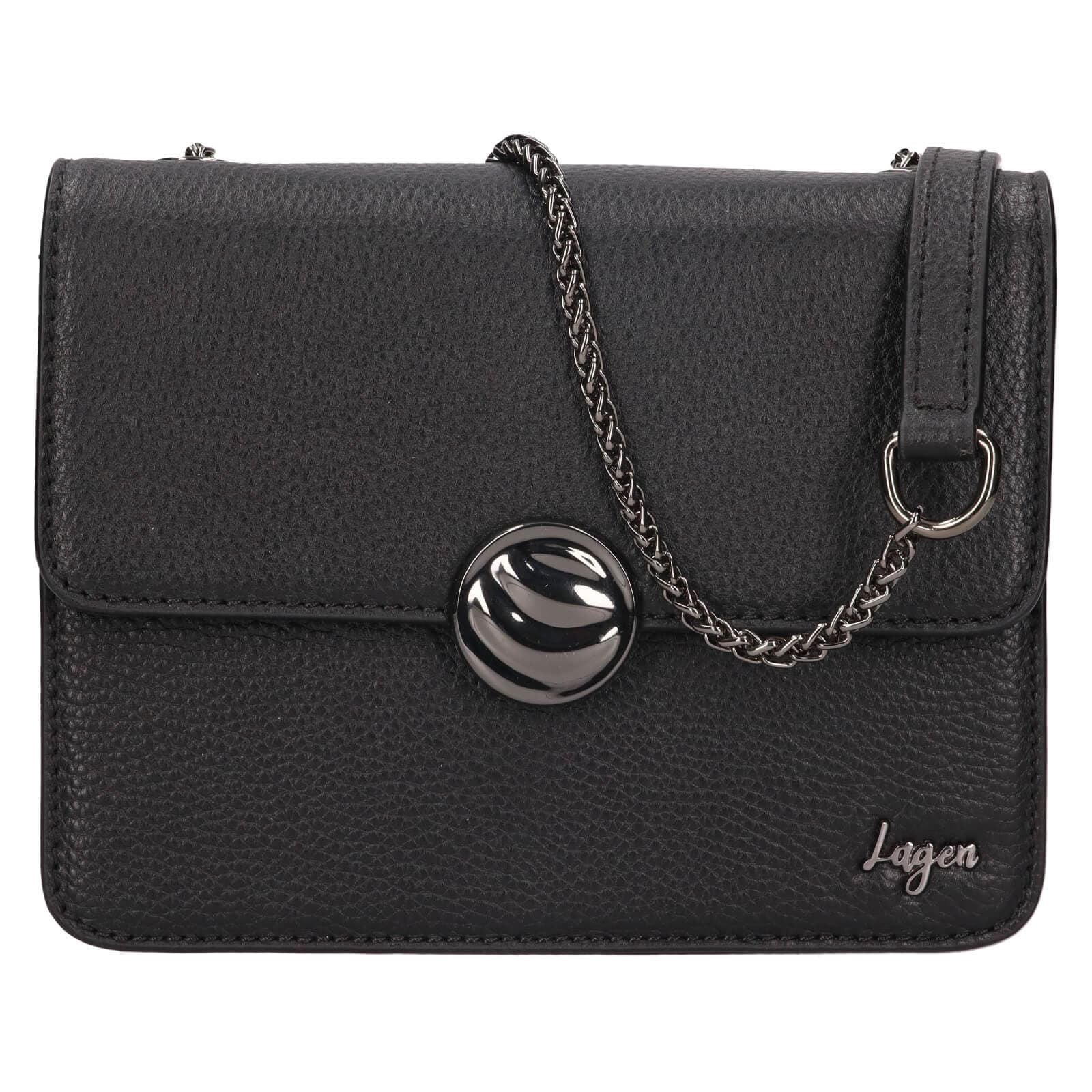 Kožená crossbody kabelka Lagen Pastela