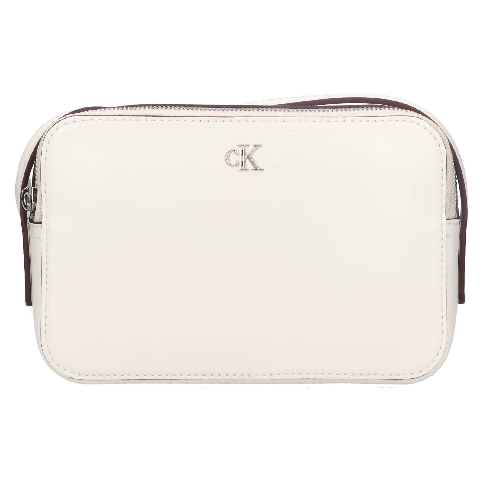 Crossbody kabelka Calvin Klein Sotea, bílá