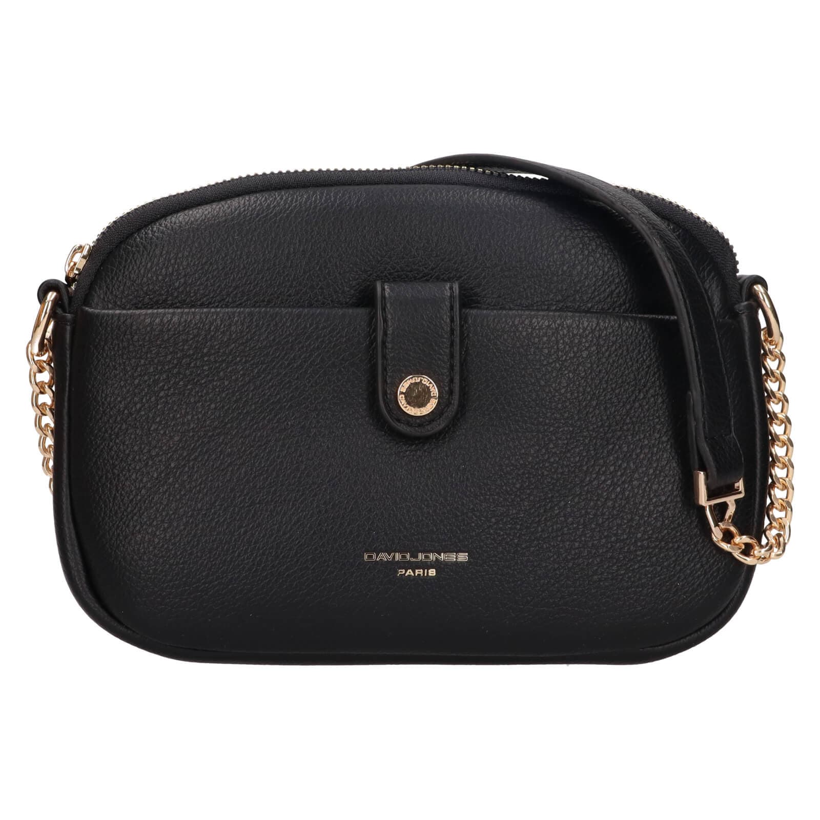 Crossbody kabelka David Jones Diseta, černá