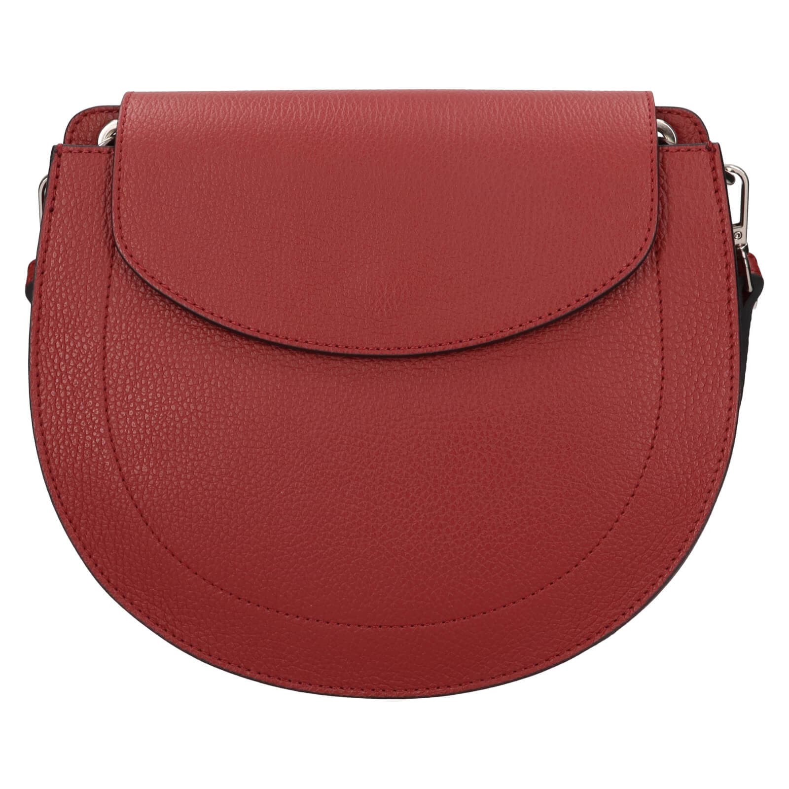 Kožená crossbody kabelka Italia Locita, červená