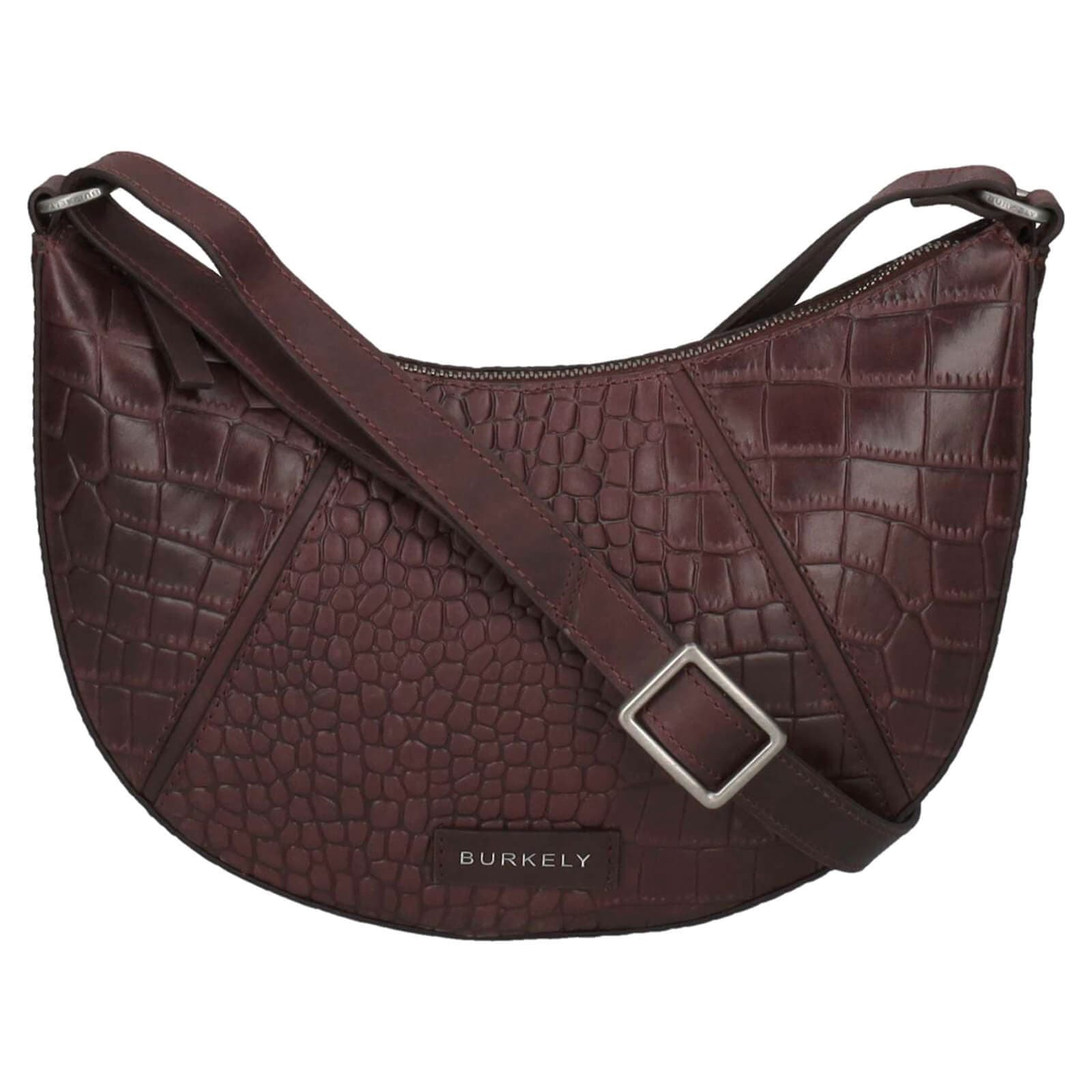 Kožená crossbody kabelka Burkely Serena, hnědá