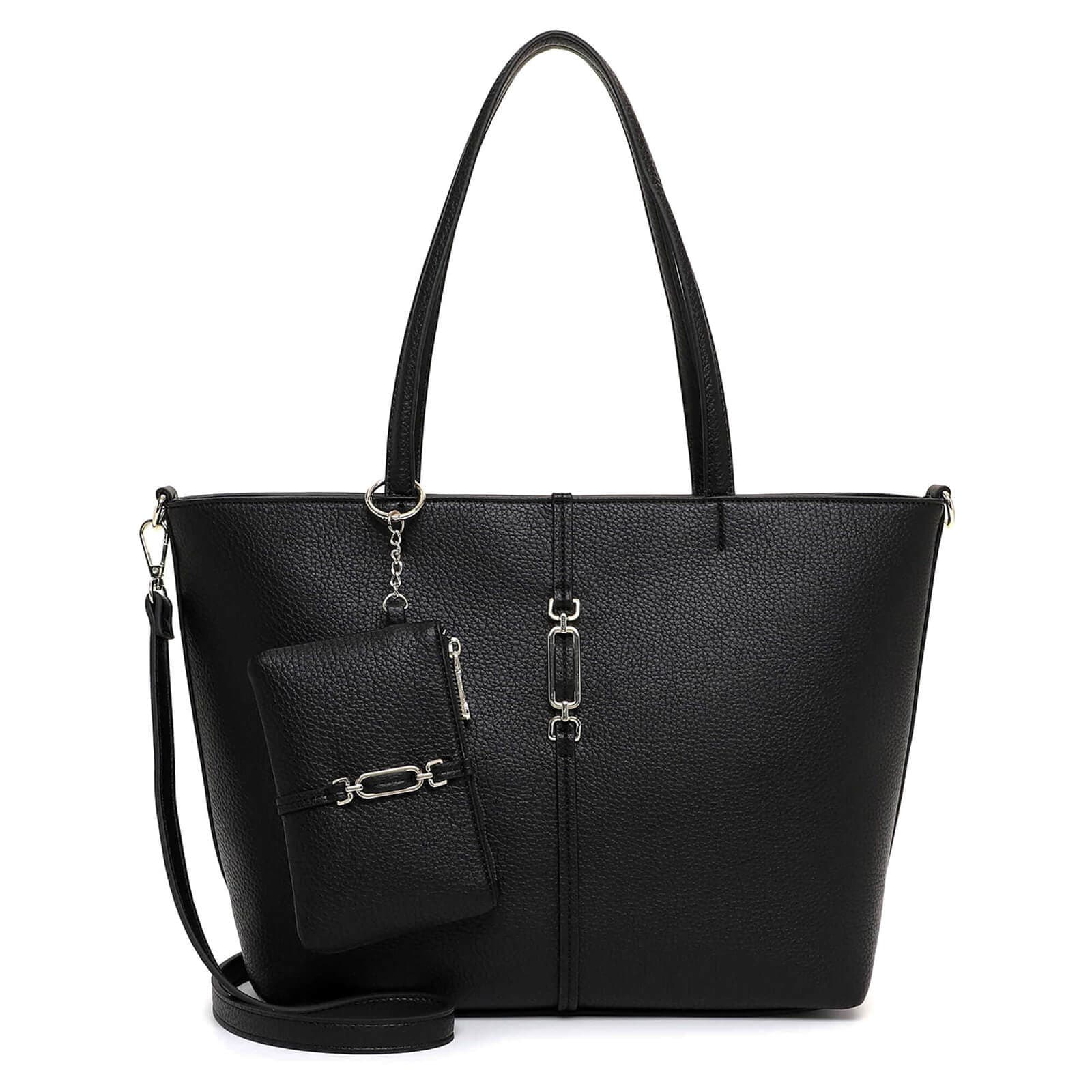Velká shopper kabelka Emily & Noah Lewe, černá